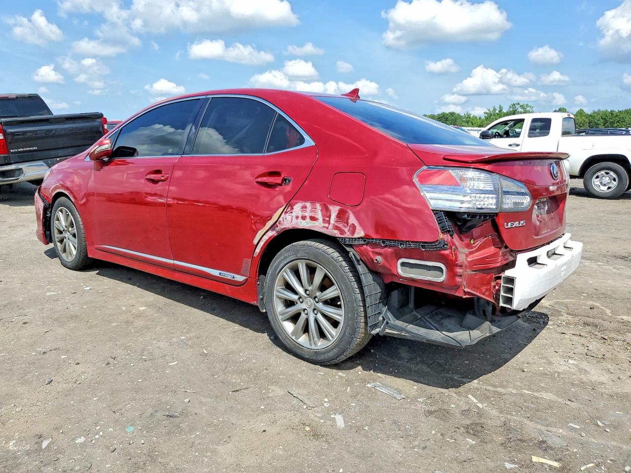 2010 Lexus Hs 250h Red vin: JTHBB1BA7A2035251