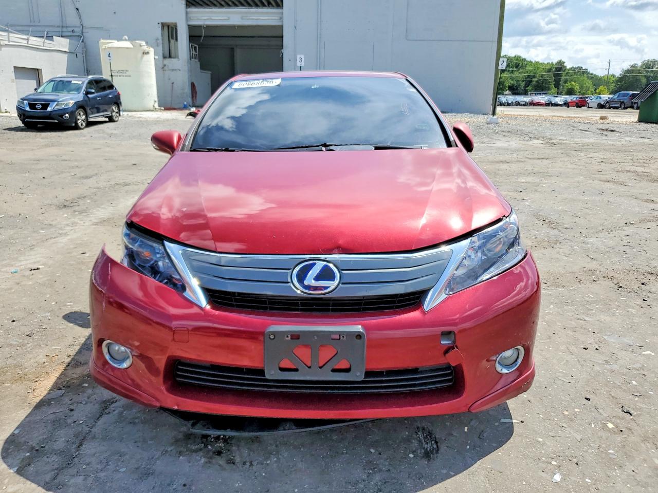 2010 Lexus Hs 250h Red vin: JTHBB1BA7A2035251