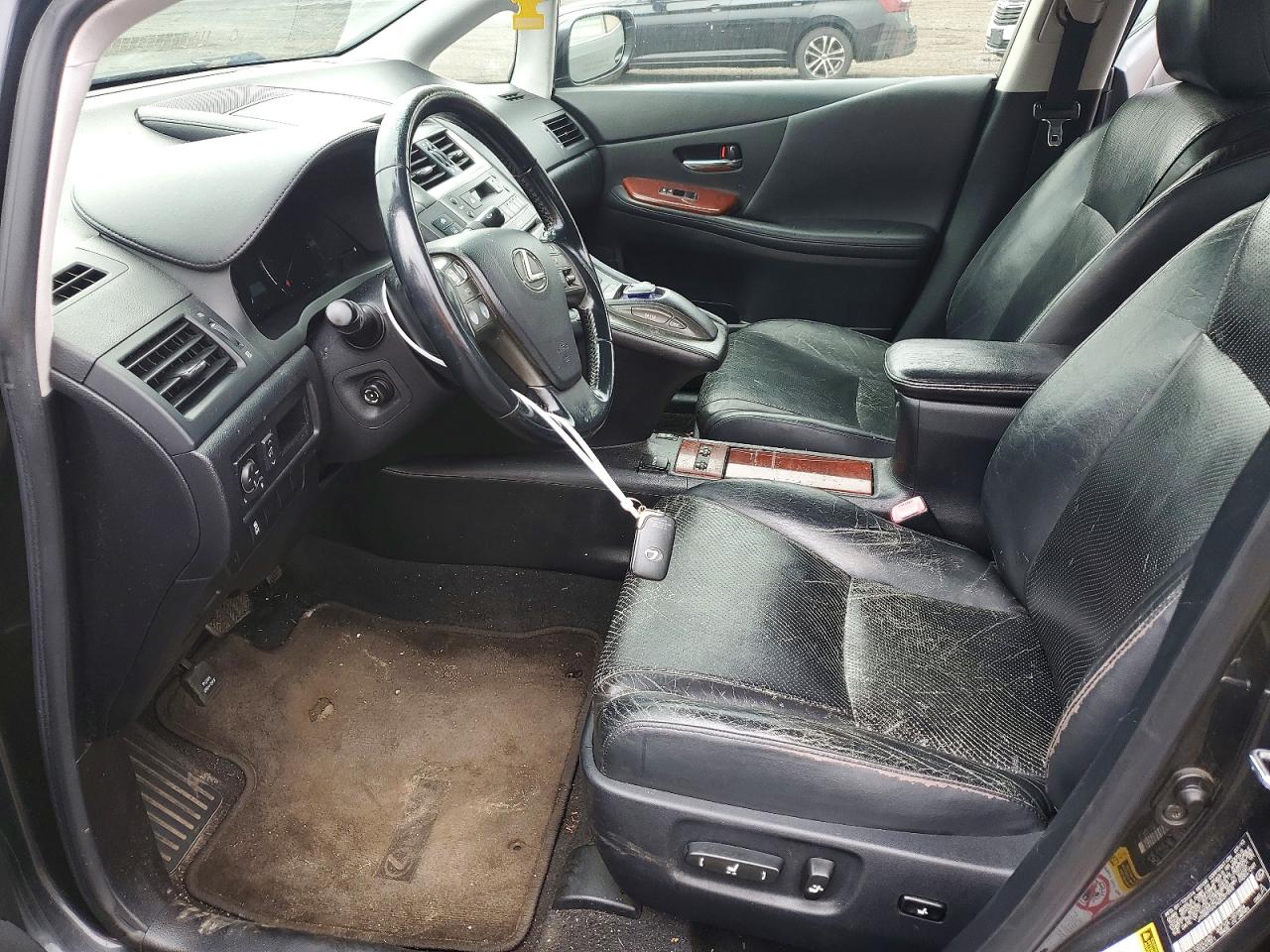 2010 Lexus Hs 250h Gray vin: JTHBB1BA7A2037999