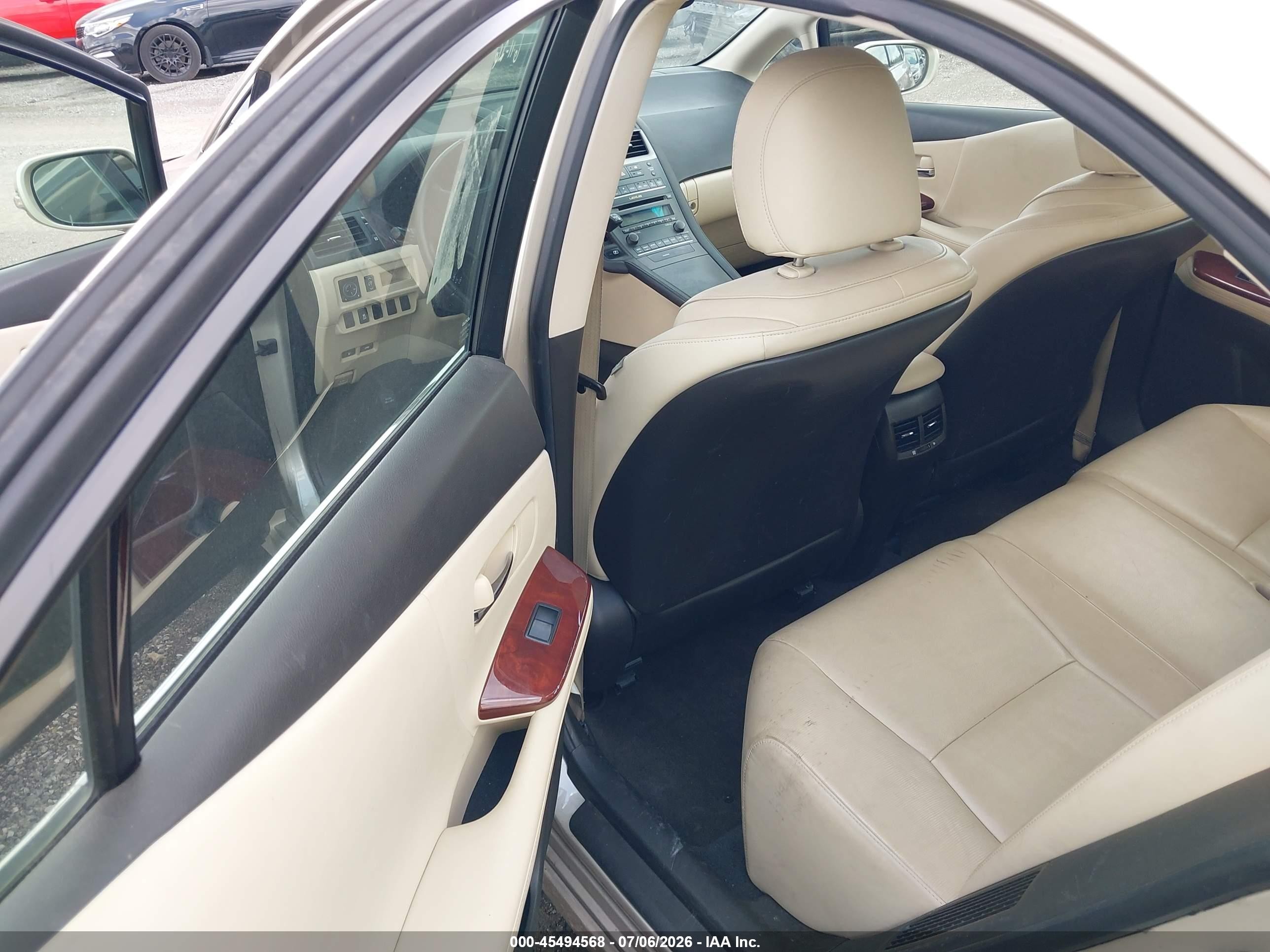 2011 Lexus Hs 250h   Gold vin: JTHBB1BA7B2048356