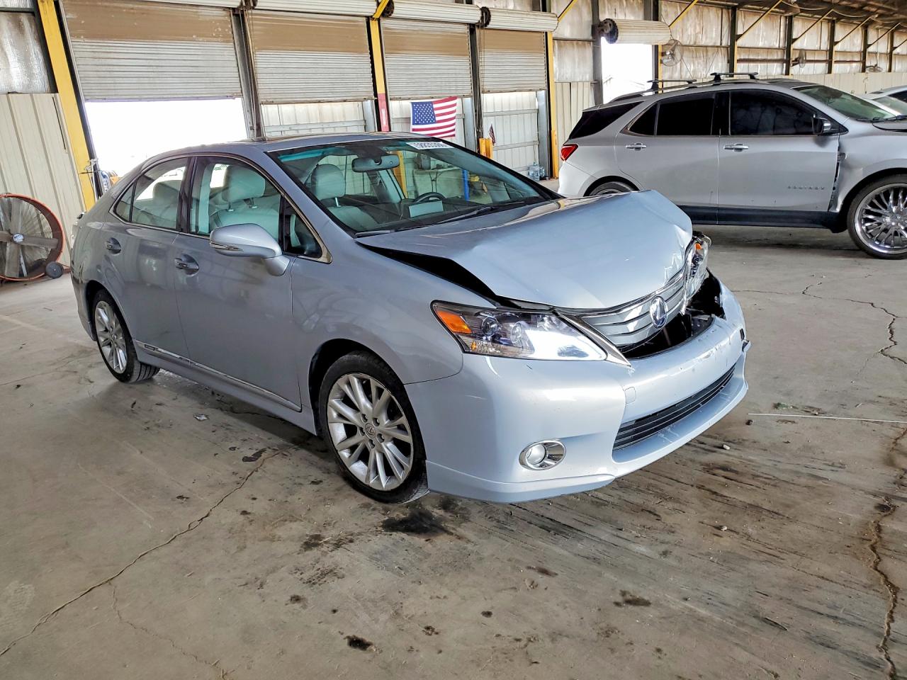 2010 Lexus Hs 250h Silver vin: JTHBB1BA8A2002677