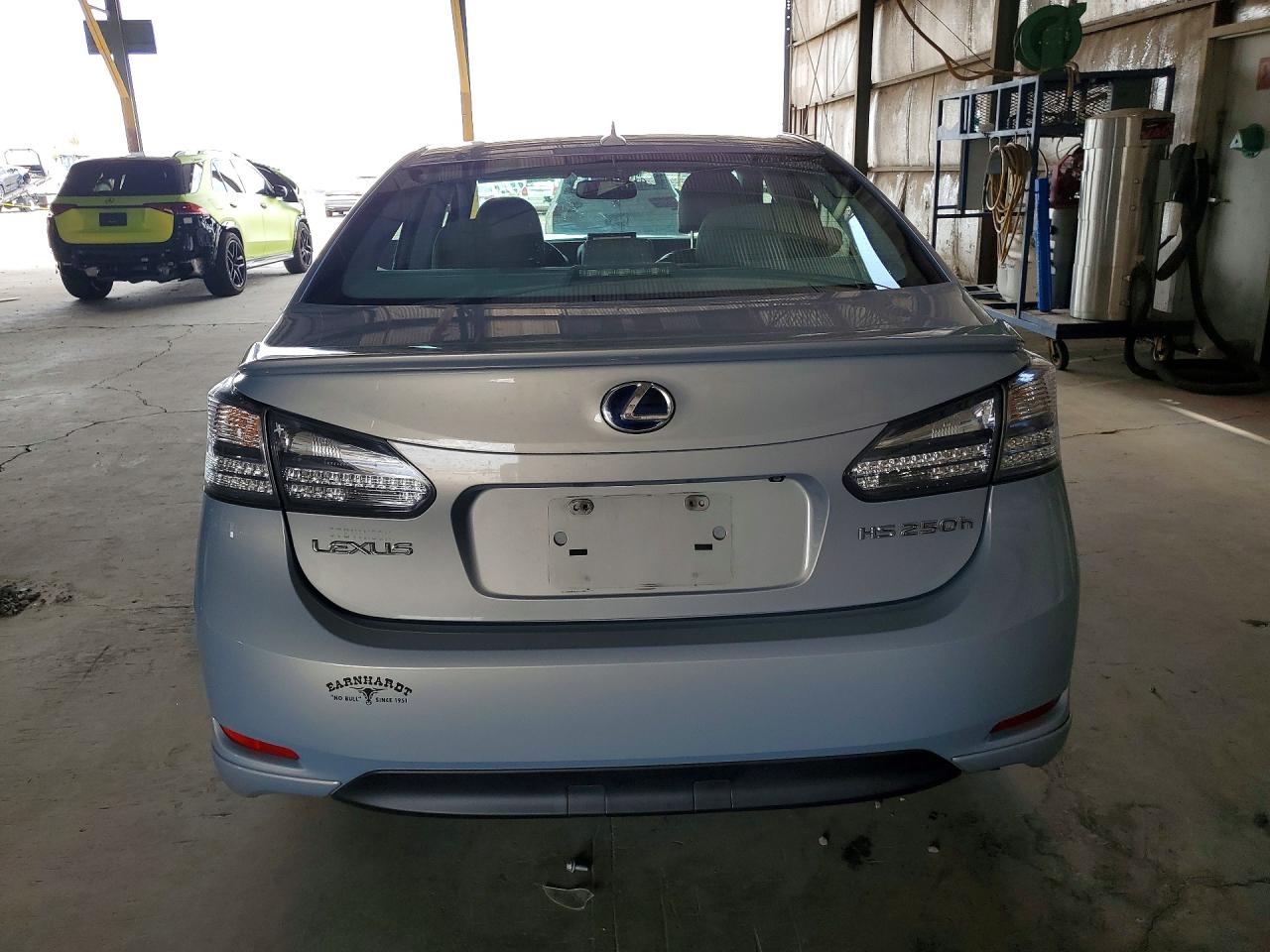 2010 Lexus Hs 250h Silver vin: JTHBB1BA8A2002677