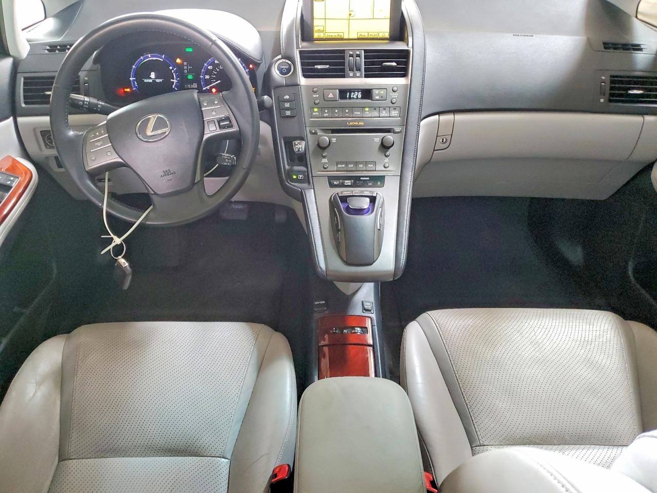 2010 Lexus Hs 250h Silver vin: JTHBB1BA8A2002677