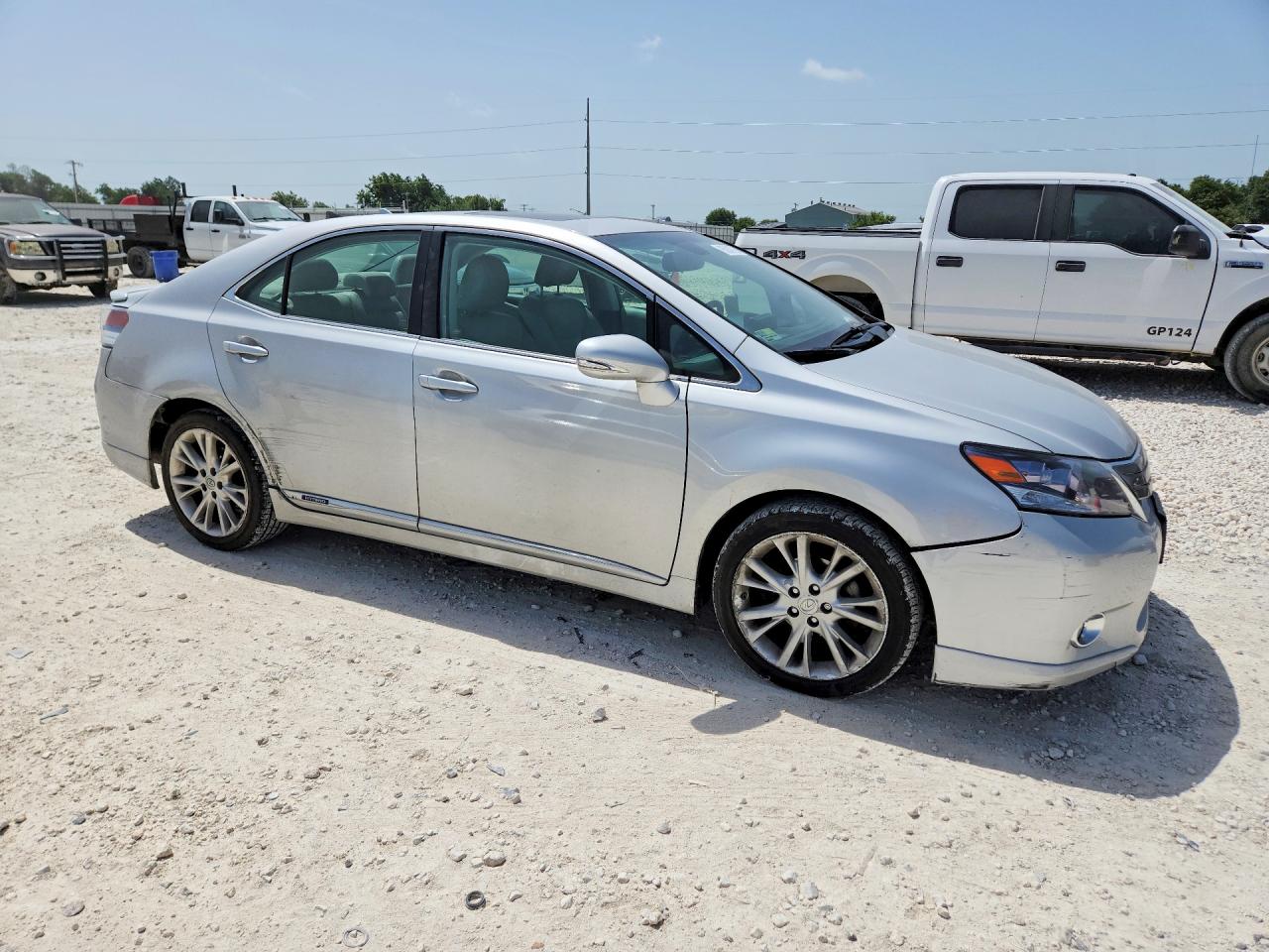 2010 Lexus Hs 250h Silver vin: JTHBB1BA8A2005689