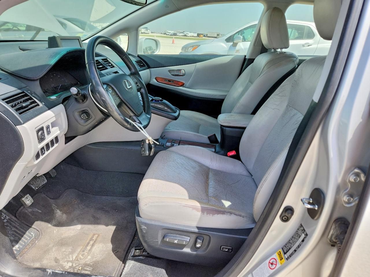 2010 Lexus Hs 250h Silver vin: JTHBB1BA8A2005689