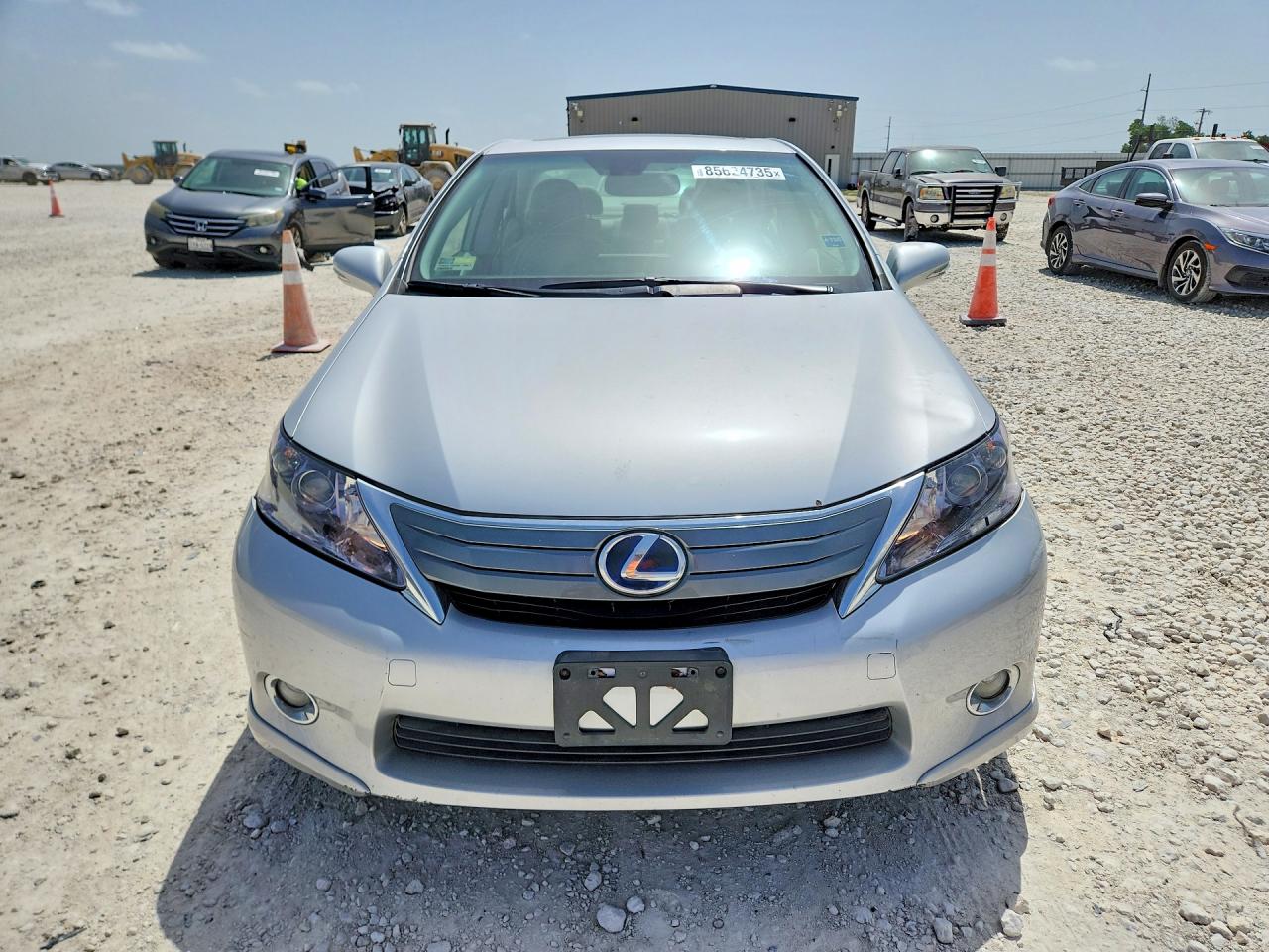 2010 Lexus Hs 250h Silver vin: JTHBB1BA8A2005689
