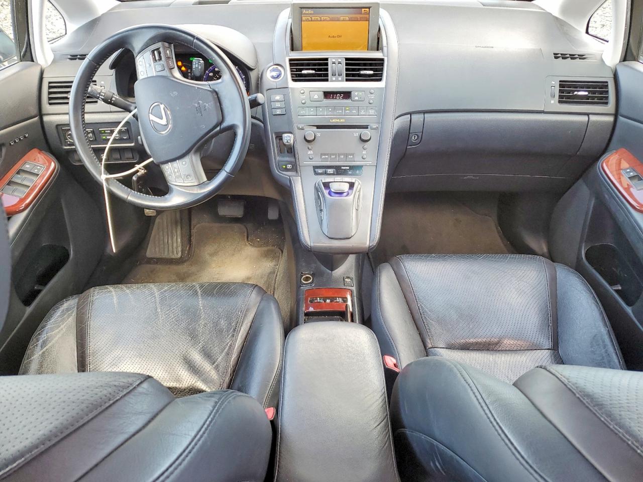2010 Lexus Hs 250h Black vin: JTHBB1BA8A2007071