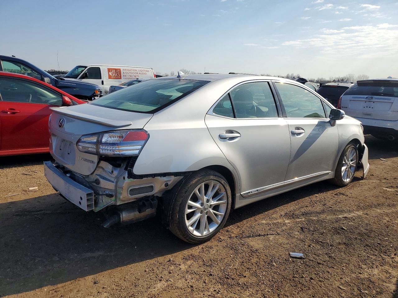 2010 Lexus Hs 250h Premium Silver vin: JTHBB1BA8A2010455