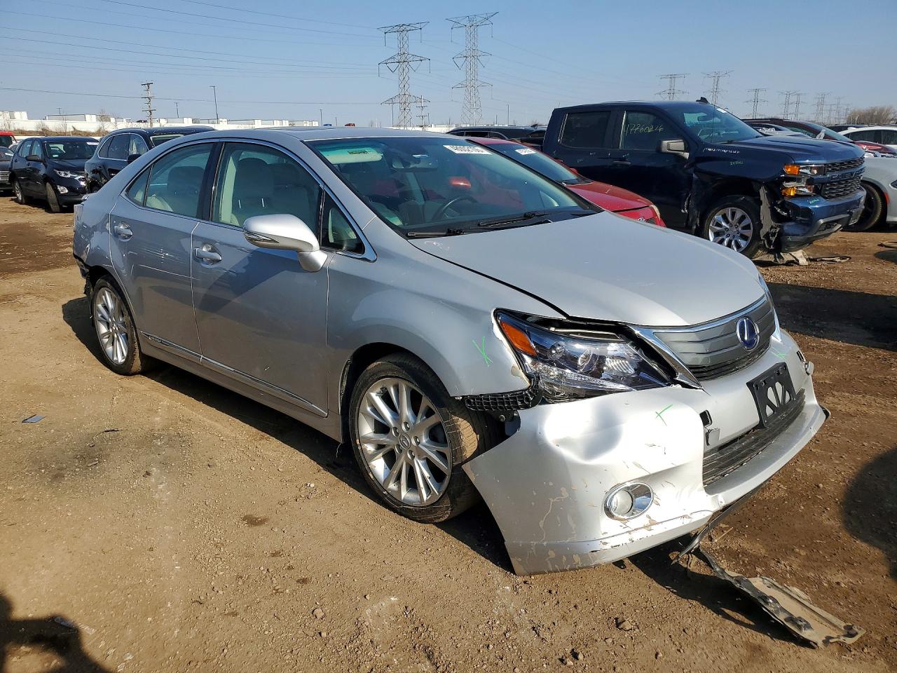 2010 Lexus Hs 250h Premium Silver vin: JTHBB1BA8A2010455