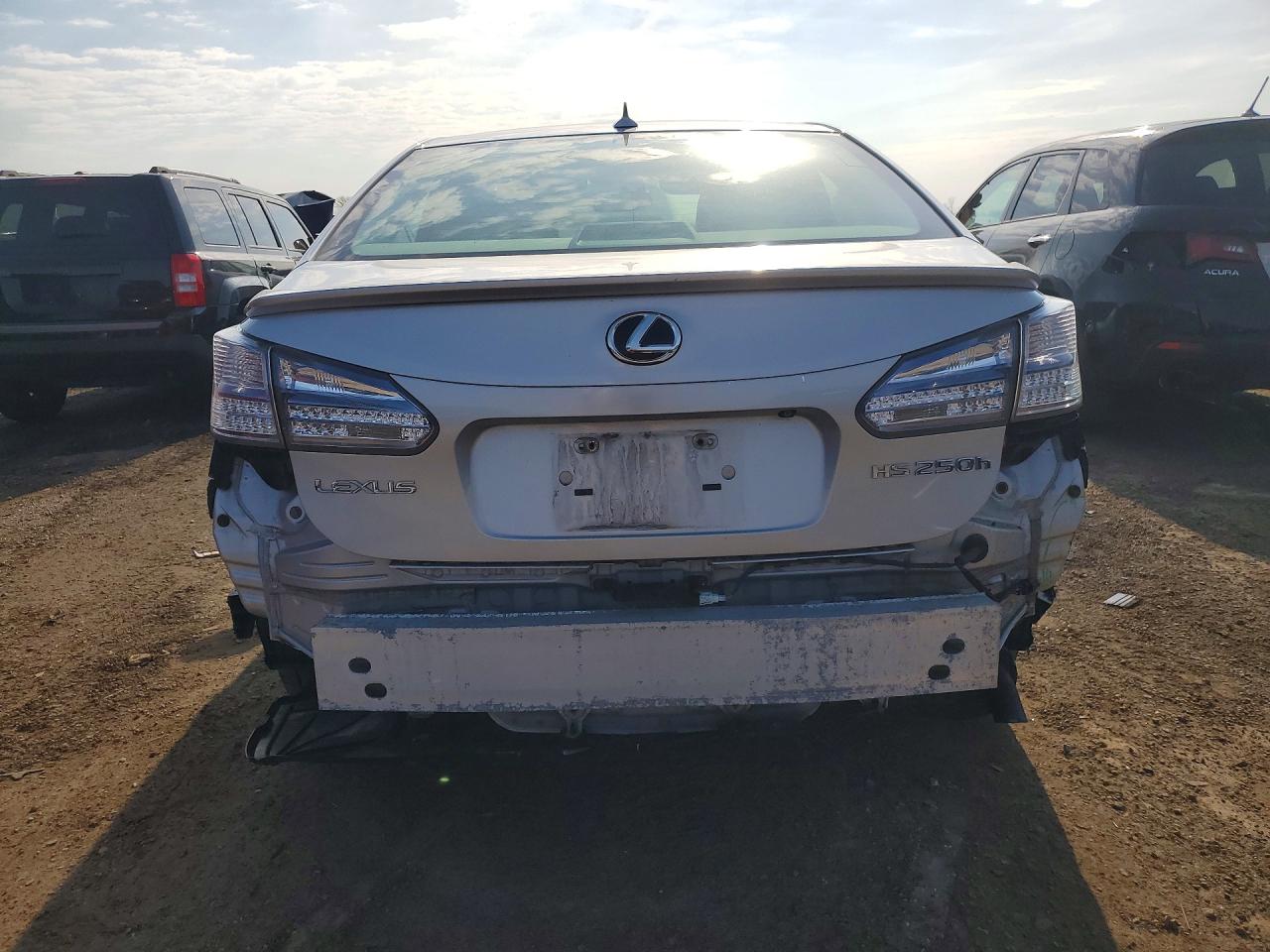 2010 Lexus Hs 250h Premium Silver vin: JTHBB1BA8A2010455