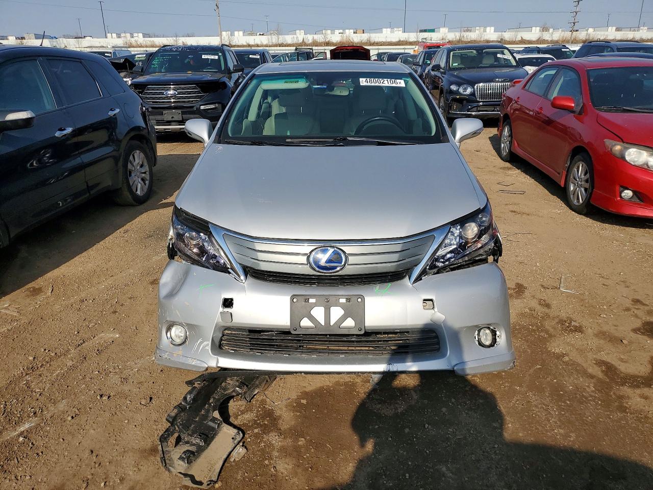2010 Lexus Hs 250h Premium Silver vin: JTHBB1BA8A2010455