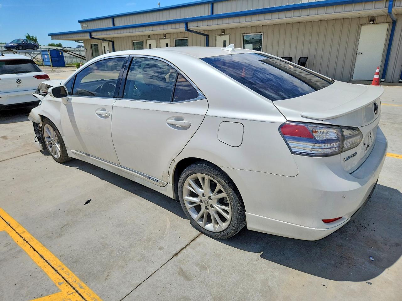 2010 Lexus Hs 250h White vin: JTHBB1BA8A2013274