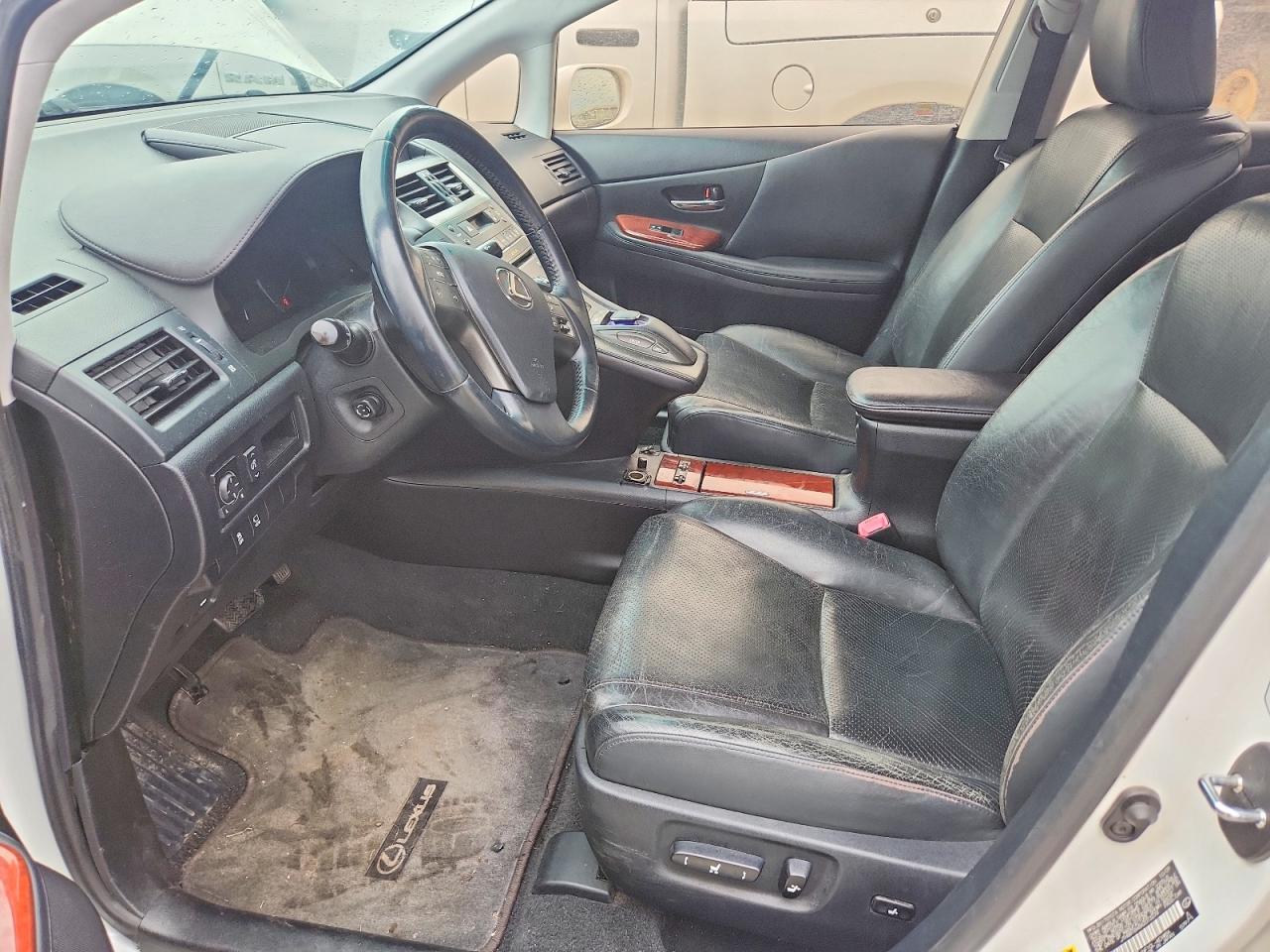 2010 Lexus Hs 250h White vin: JTHBB1BA8A2013274