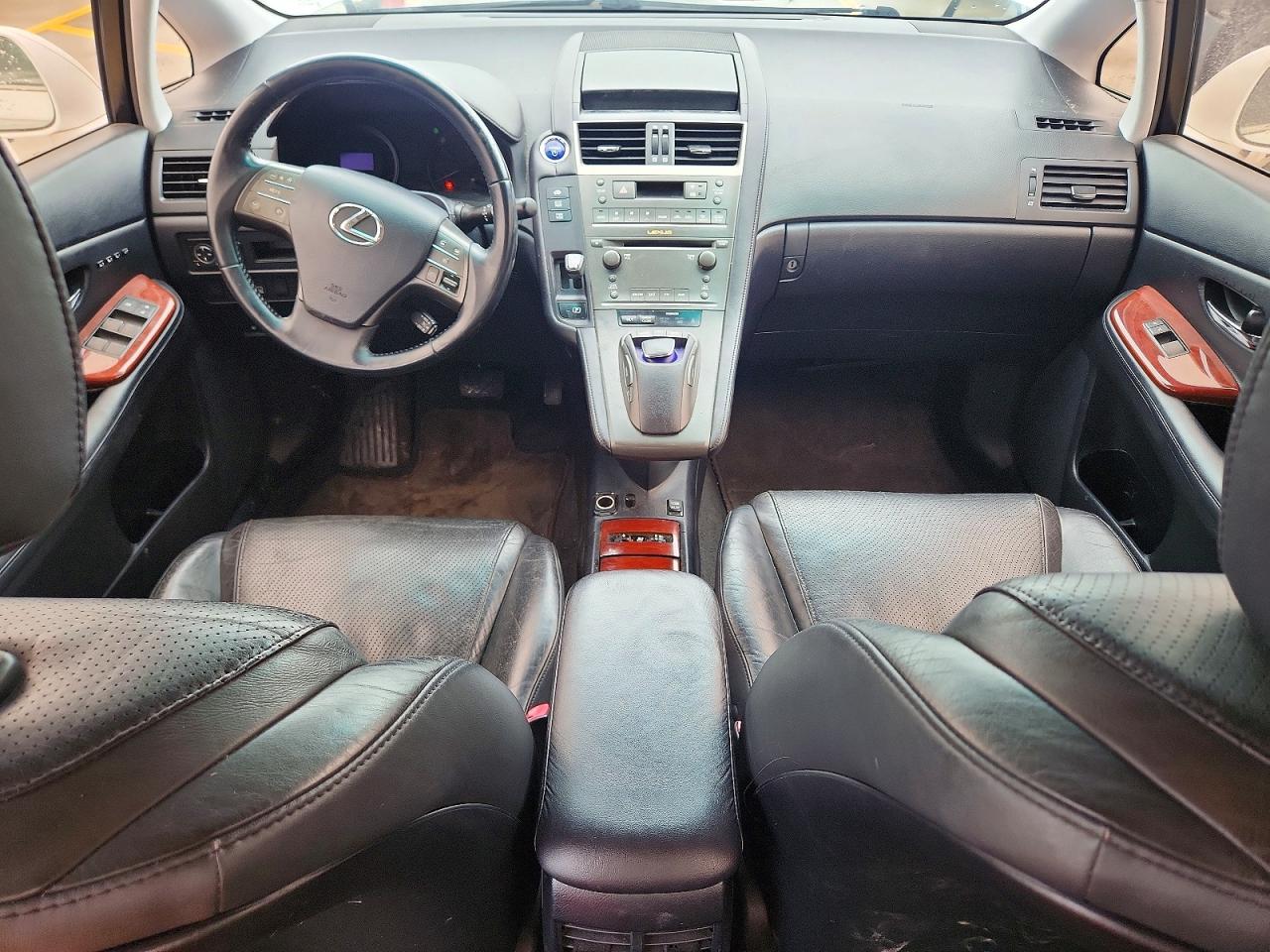 2010 Lexus Hs 250h White vin: JTHBB1BA8A2013274