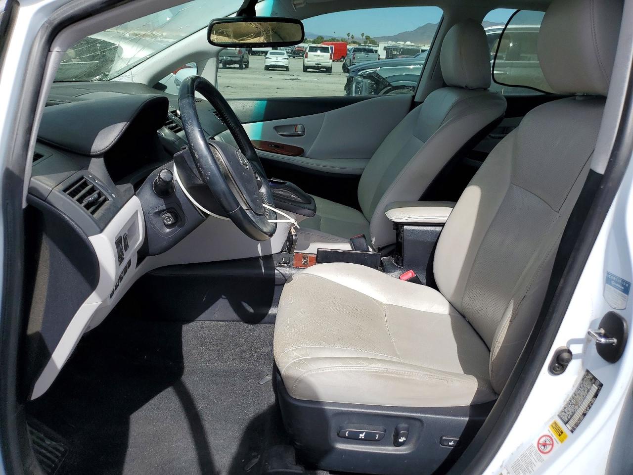 2010 Lexus Hs 250h White vin: JTHBB1BA8A2014215