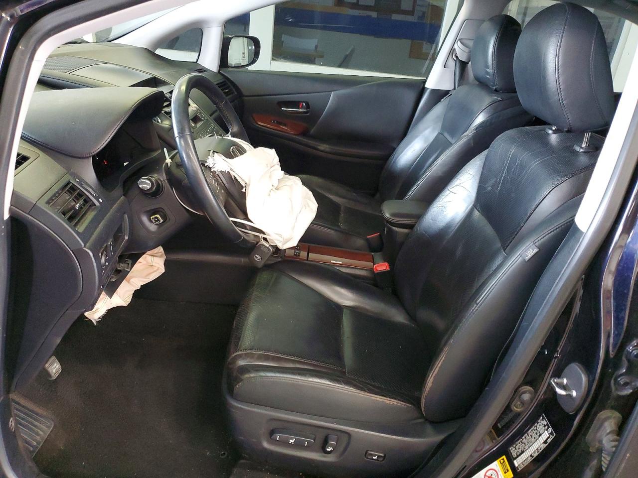 2010 Lexus Hs 250h Black vin: JTHBB1BA8A2023139