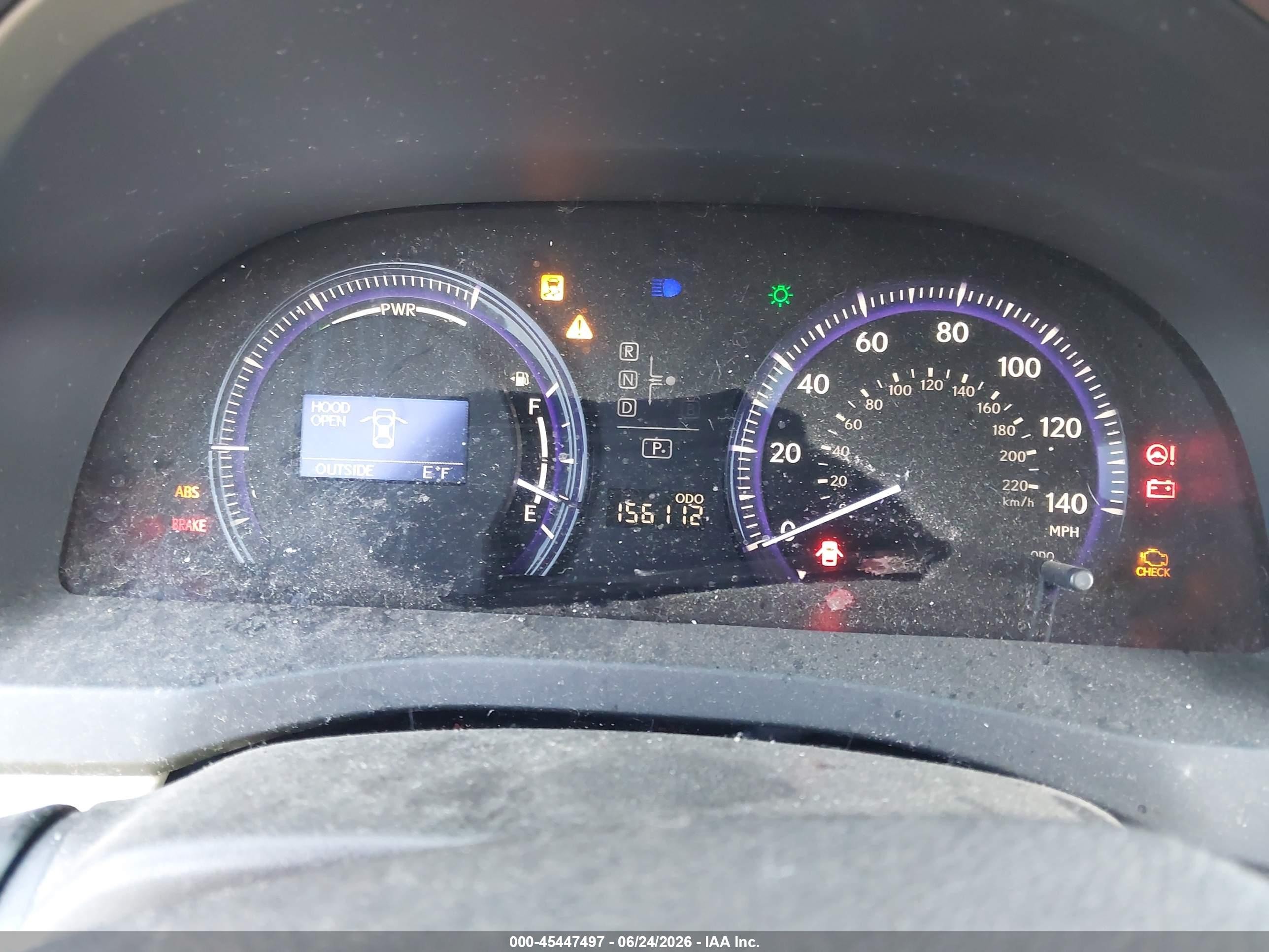 2010 Lexus Hs 250h Premium Black vin: JTHBB1BA8A2025148