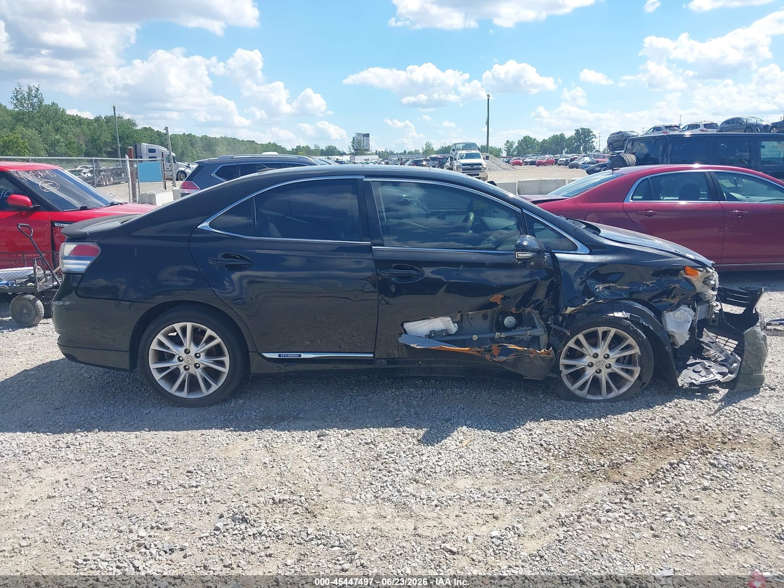 2010 Lexus Hs 250h Premium Black vin: JTHBB1BA8A2025148