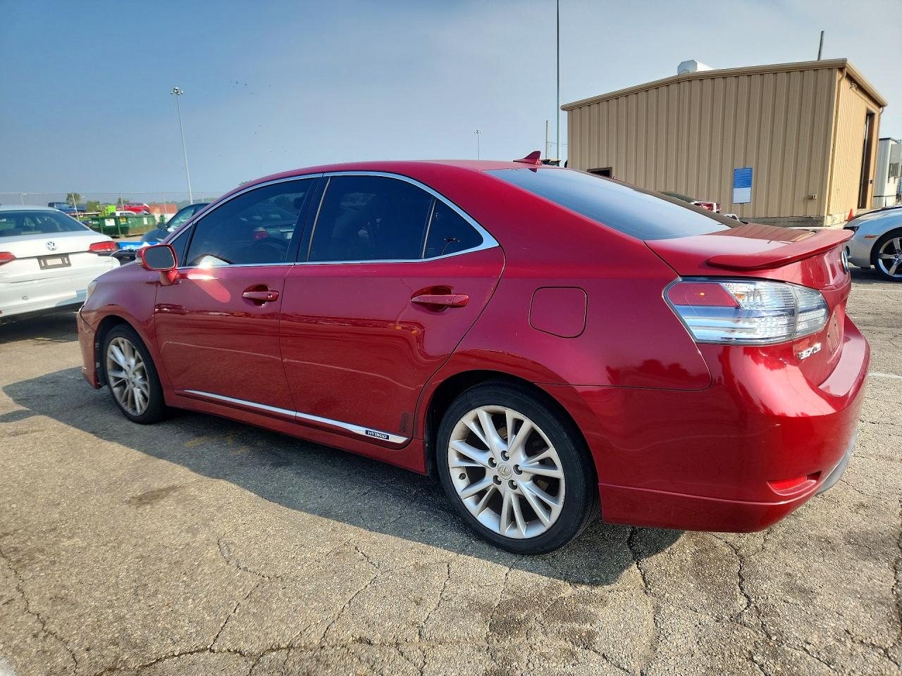 2010 Lexus Hs 250h Red vin: JTHBB1BA8A2035324