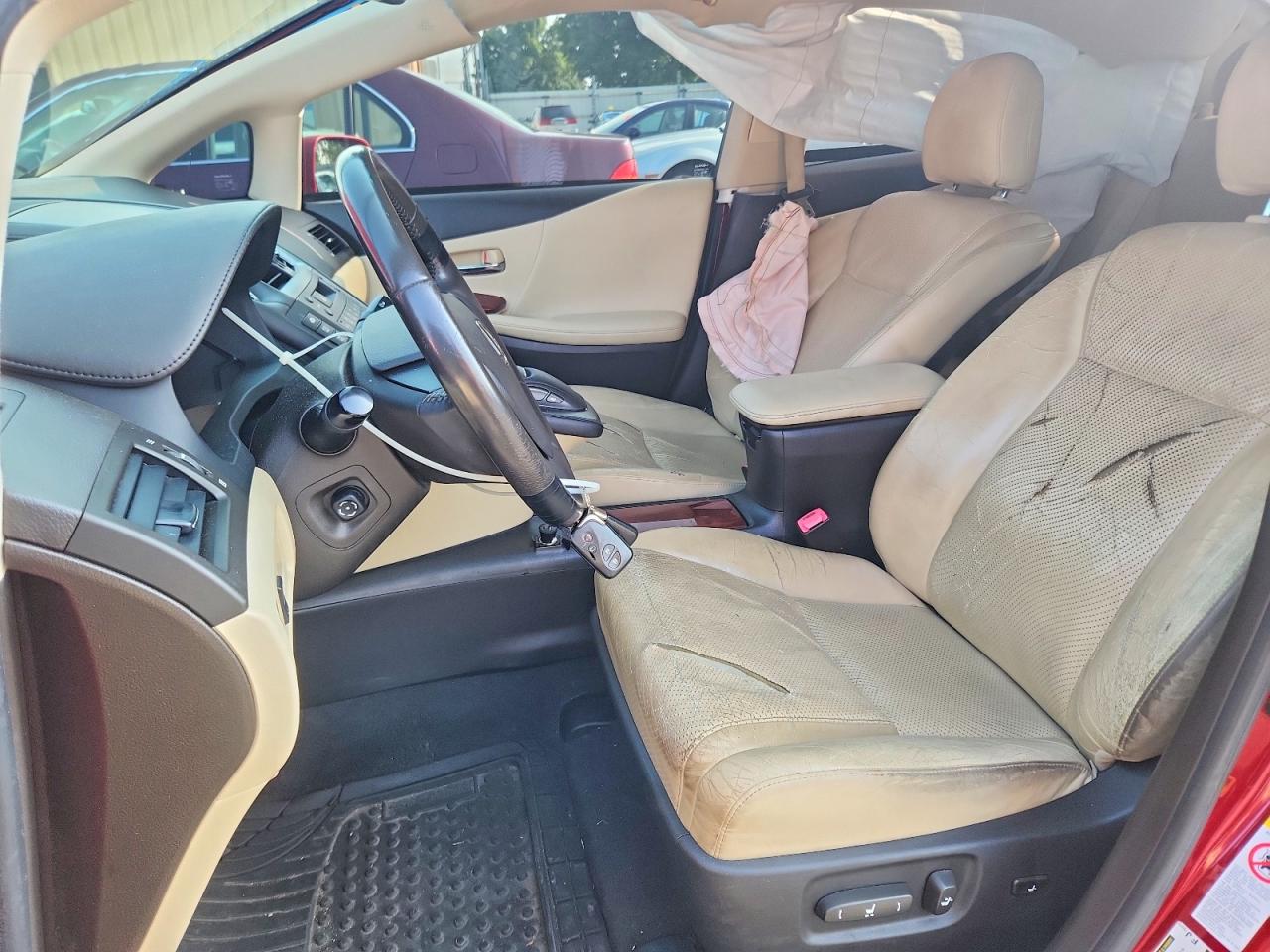 2010 Lexus Hs 250h Red vin: JTHBB1BA8A2035324