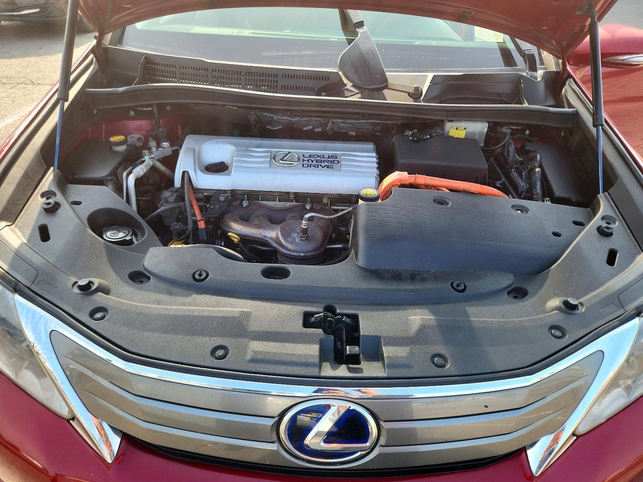 2010 Lexus Hs 250h Red vin: JTHBB1BA8A2035324