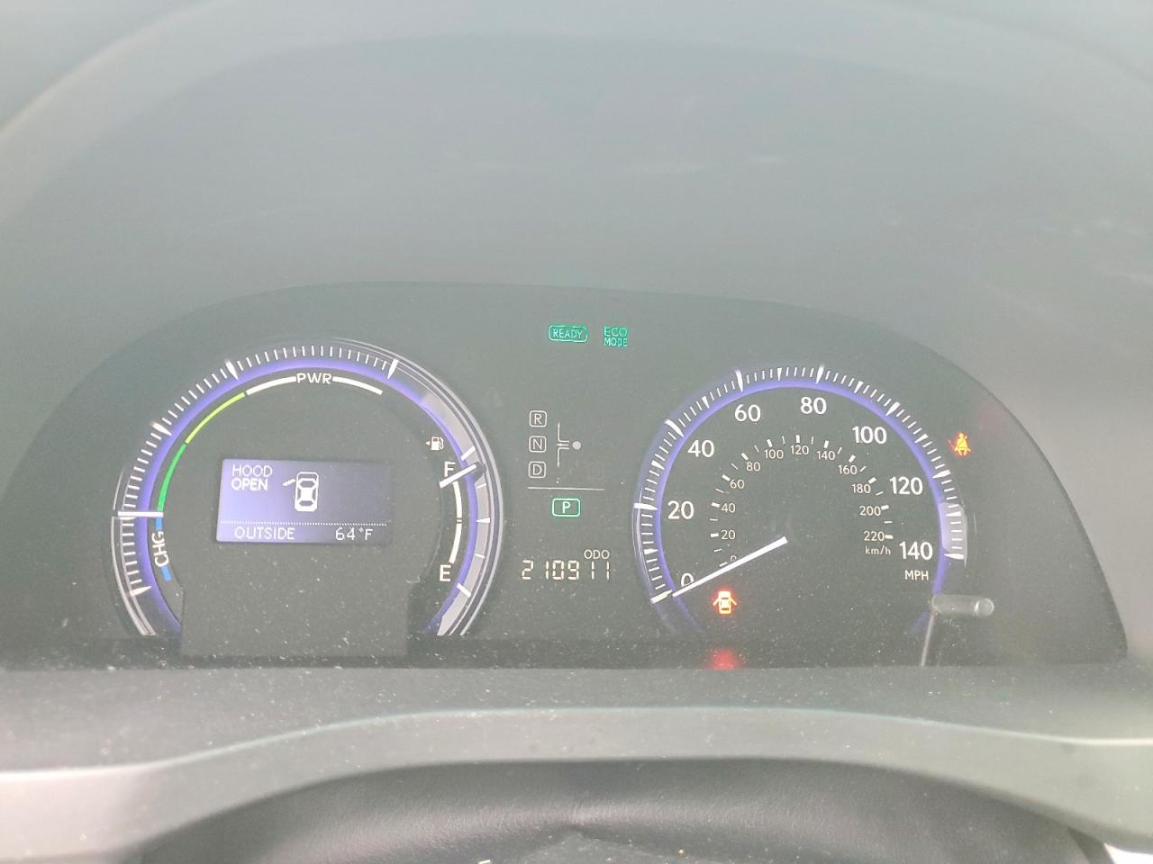 2011 Lexus Hs 250h Серебряный vin: JTHBB1BA8B2046650