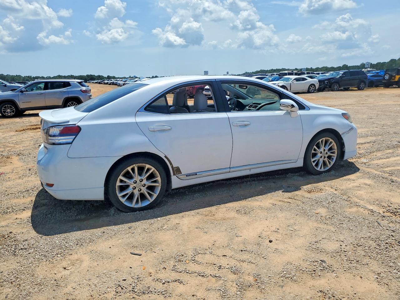 2010 Lexus Hs 250h White vin: JTHBB1BA9A2001344