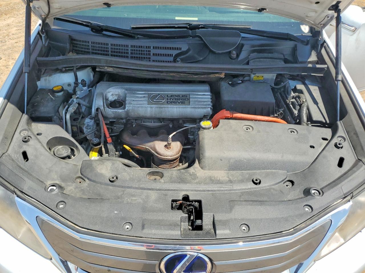 2010 Lexus Hs 250h White vin: JTHBB1BA9A2001344