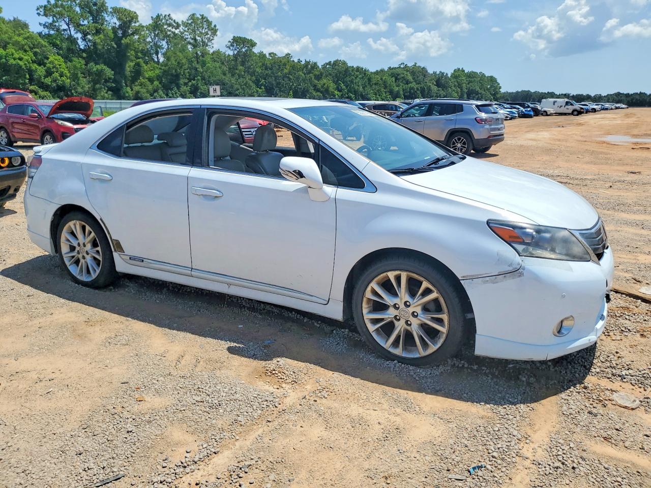 2010 Lexus Hs 250h Белый vin: JTHBB1BA9A2001344