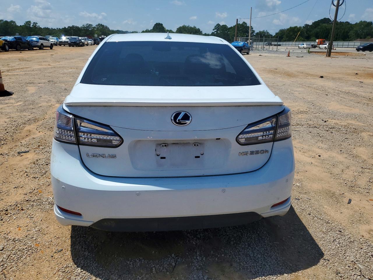 2010 Lexus Hs 250h Белый vin: JTHBB1BA9A2001344