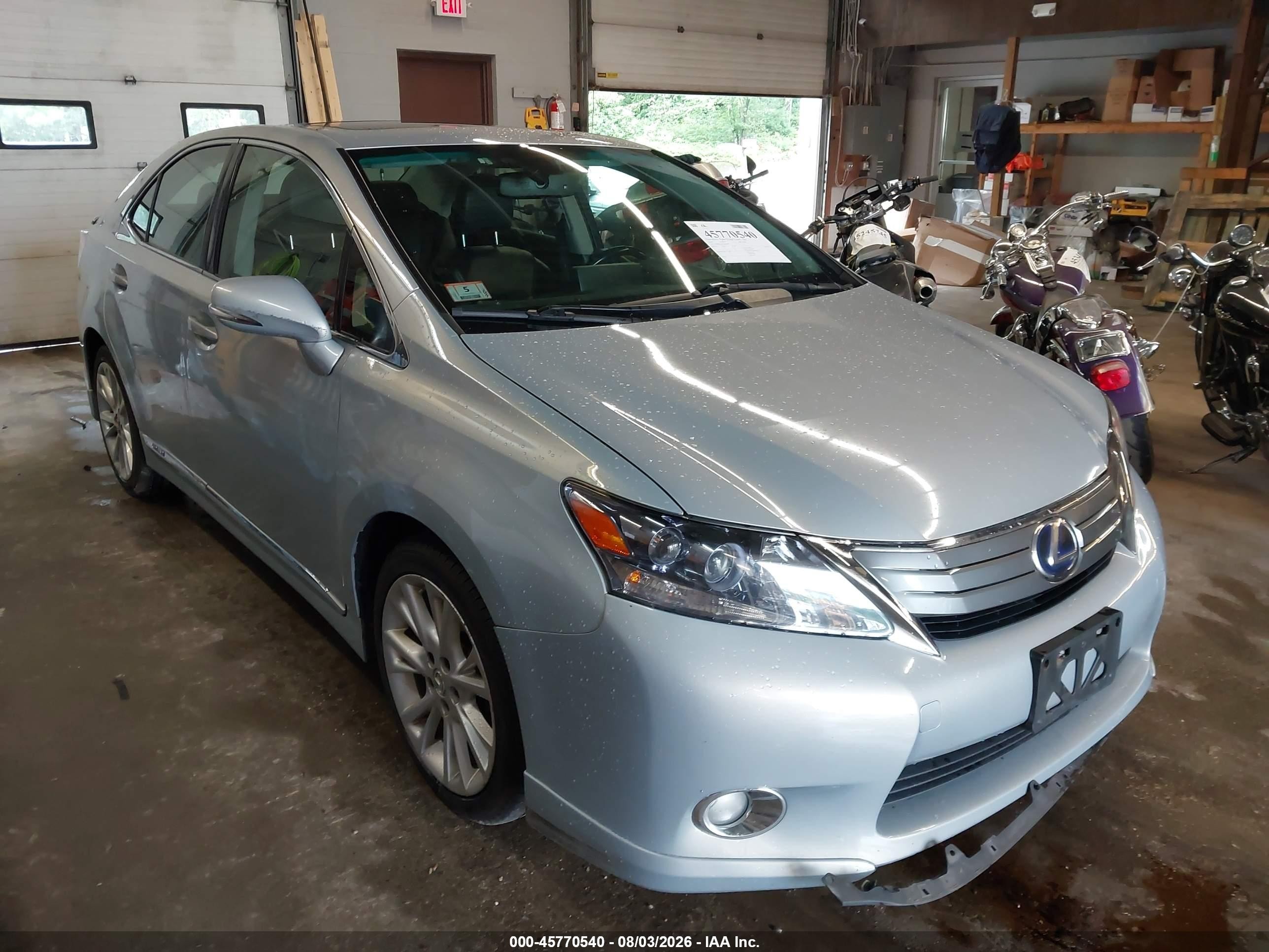 2010 Lexus Hs 250h Premium Silver vin: JTHBB1BA9A2008830