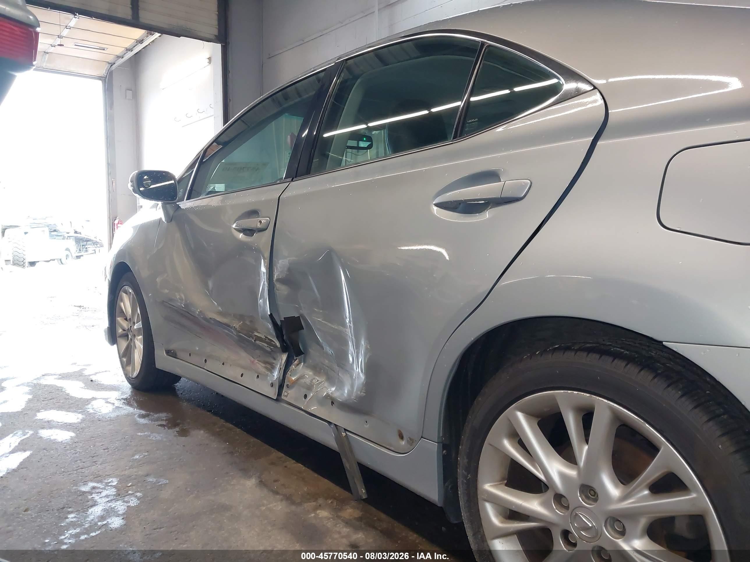 2010 Lexus Hs 250h Premium Silver vin: JTHBB1BA9A2008830