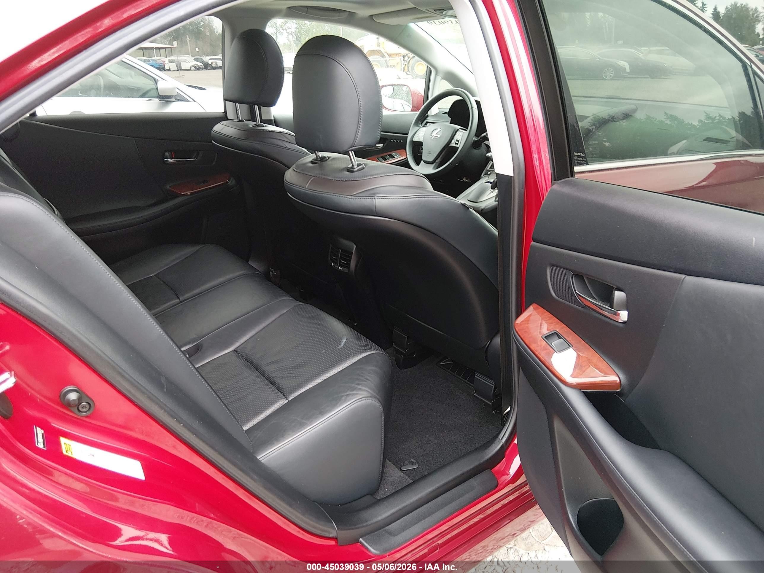 2010 Lexus Hs 250h Premium Red vin: JTHBB1BA9A2020704