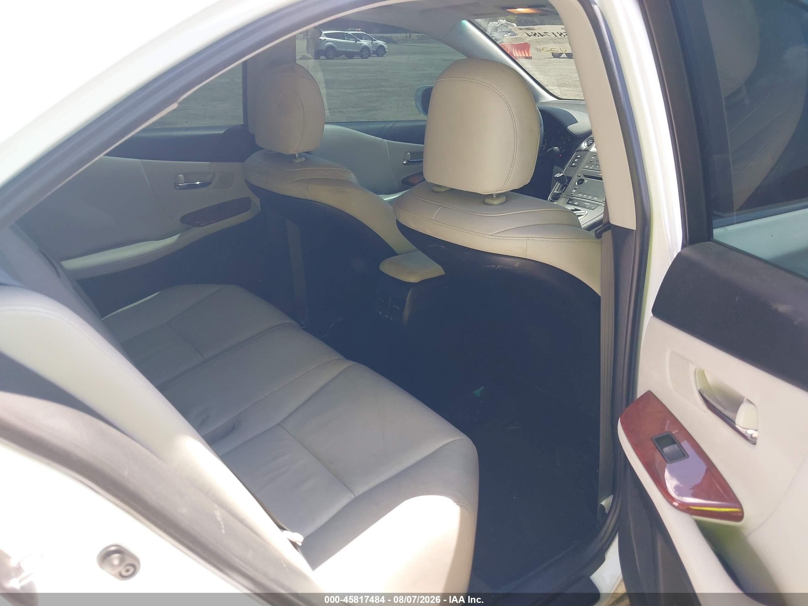 2010 Lexus Hs 250h White vin: JTHBB1BA9A2023585