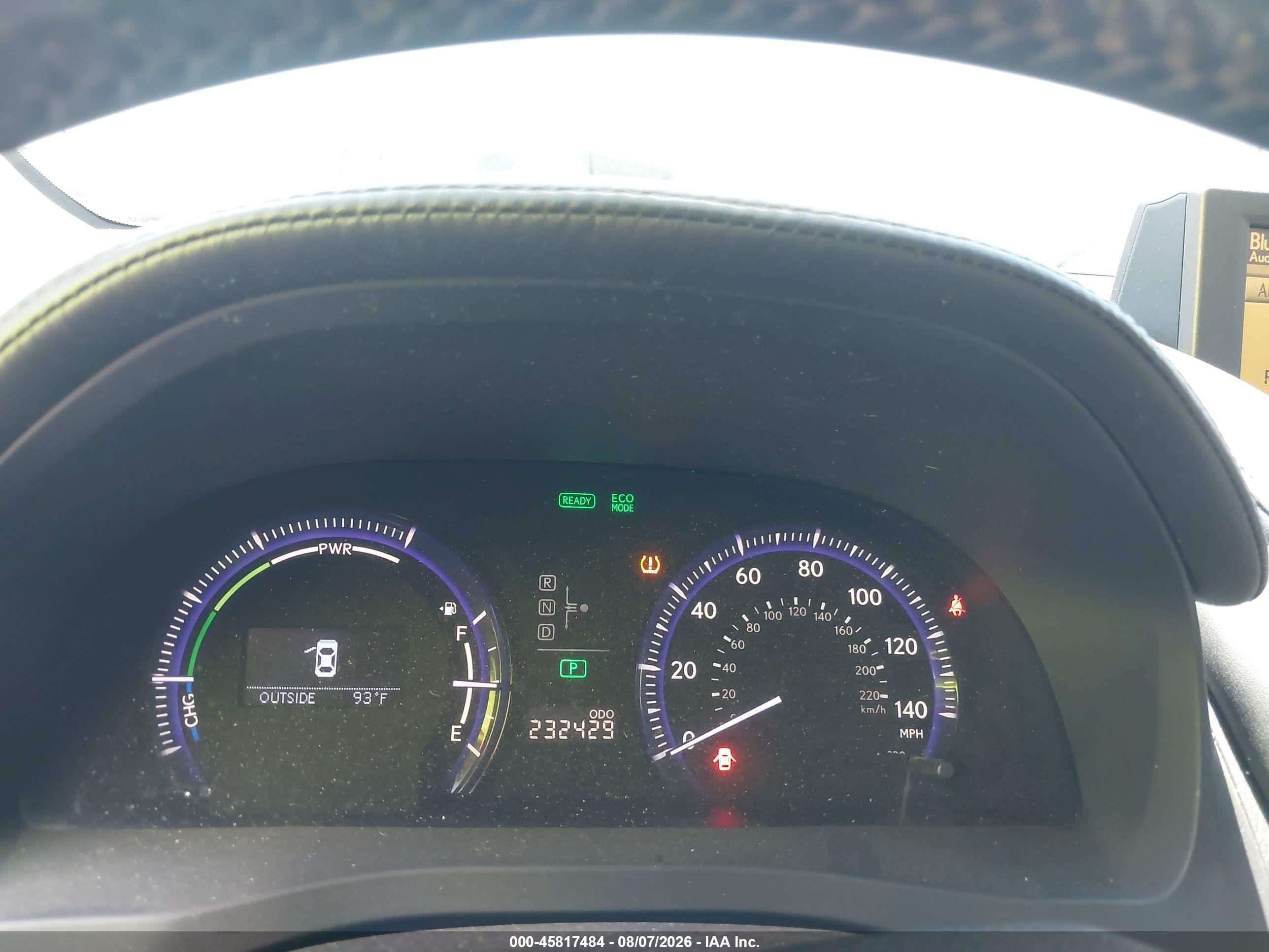 2010 Lexus Hs 250h White vin: JTHBB1BA9A2023585