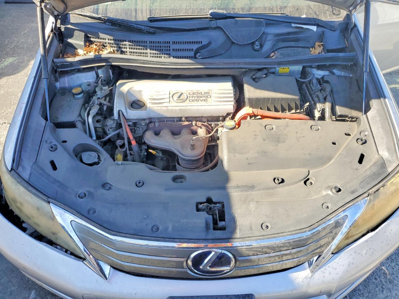 2010 Lexus Hs 250h Silver vin: JTHBB1BA9A2025188