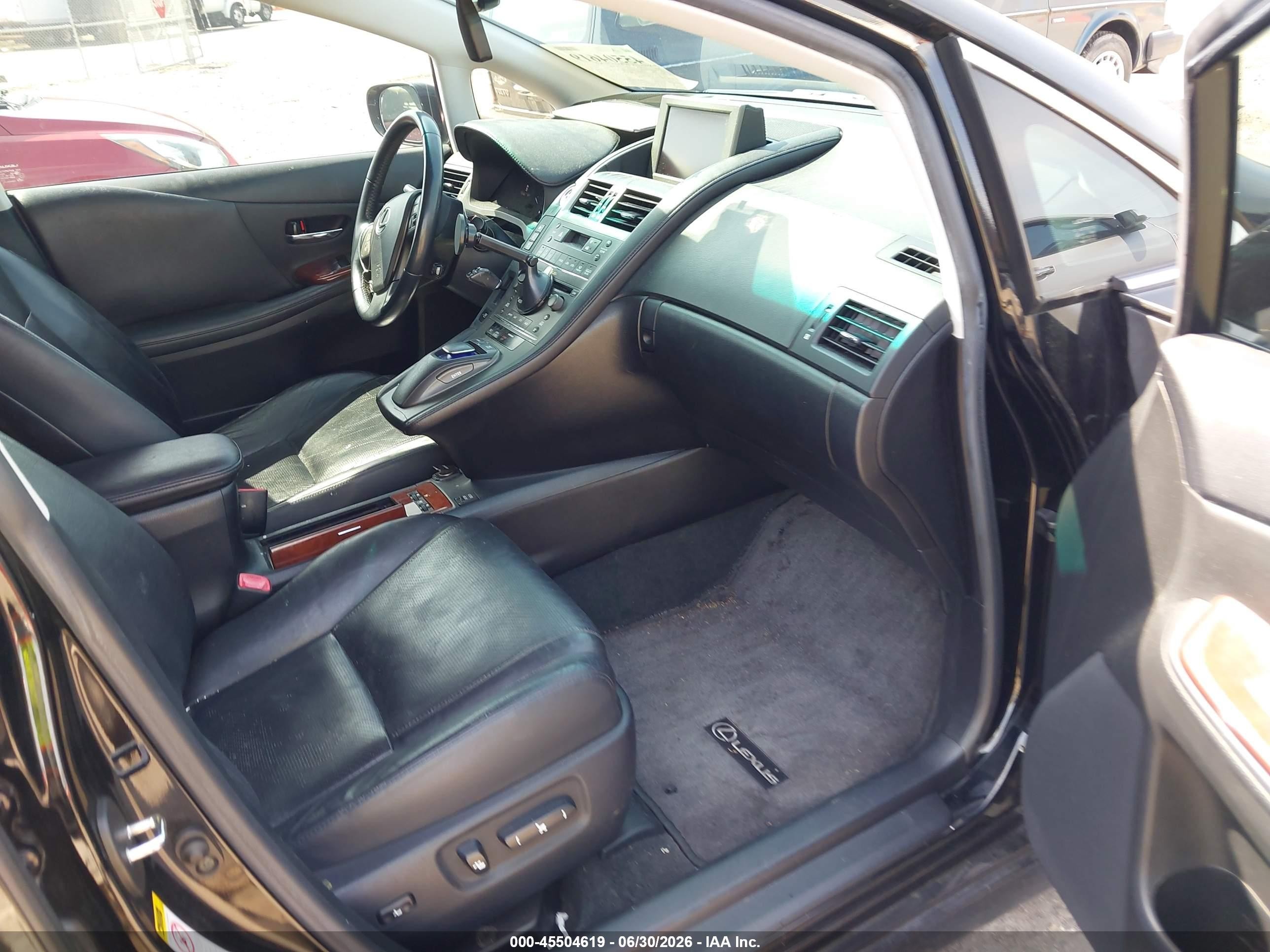 2010 Lexus Hs 250h Premium Black vin: JTHBB1BA9A2034487