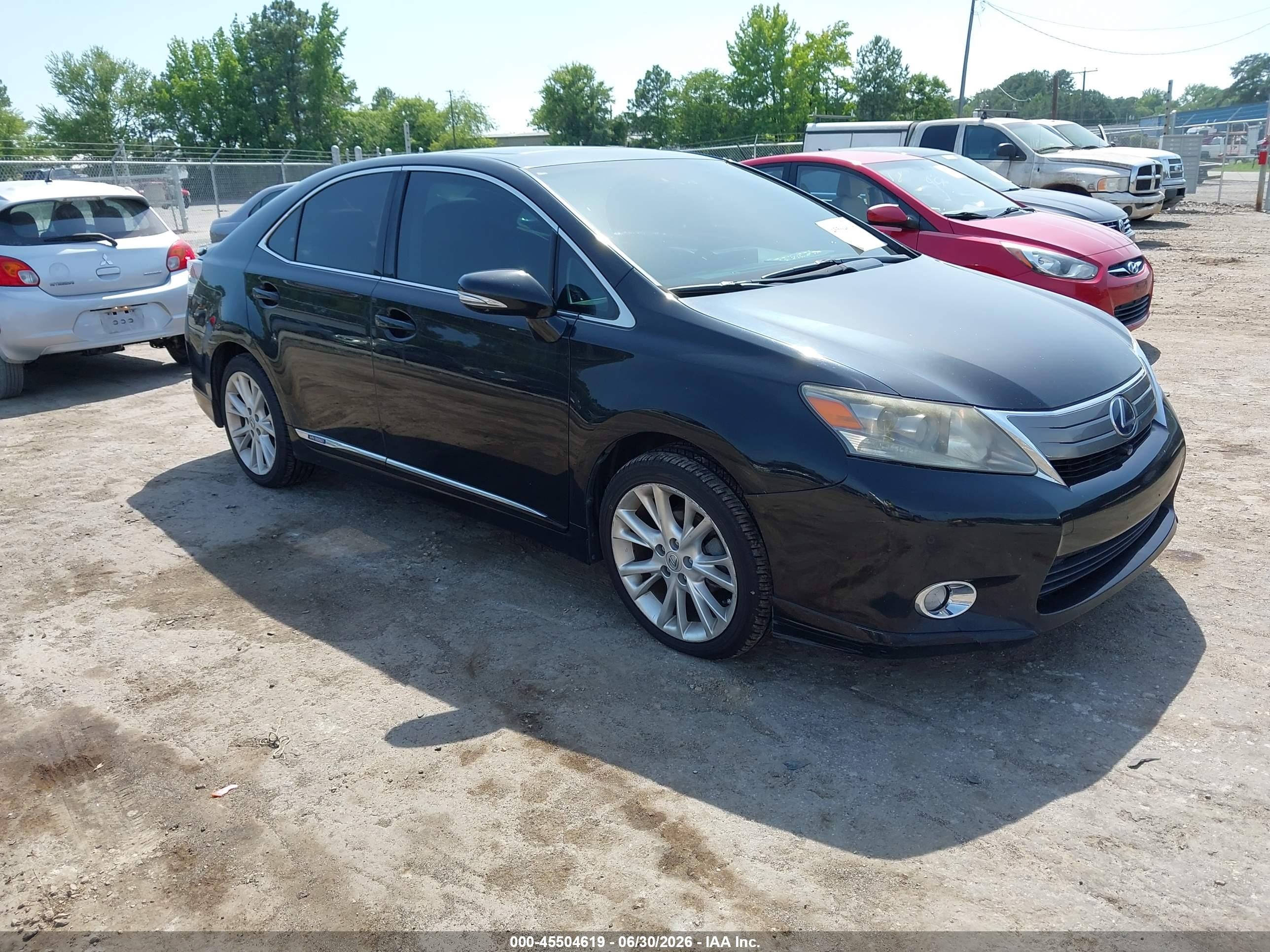 2010 Lexus Hs 250h Premium Black vin: JTHBB1BA9A2034487