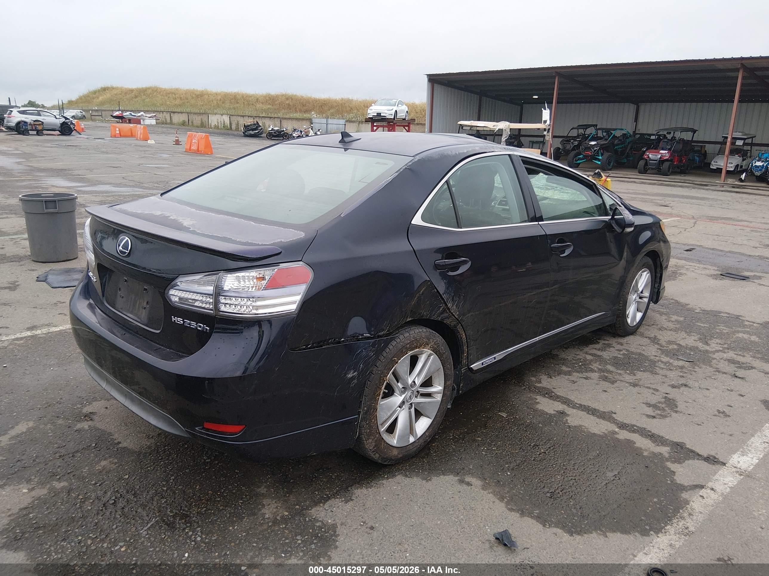 2010 Lexus Hs 250h   Blue vin: JTHBB1BA9A2034974