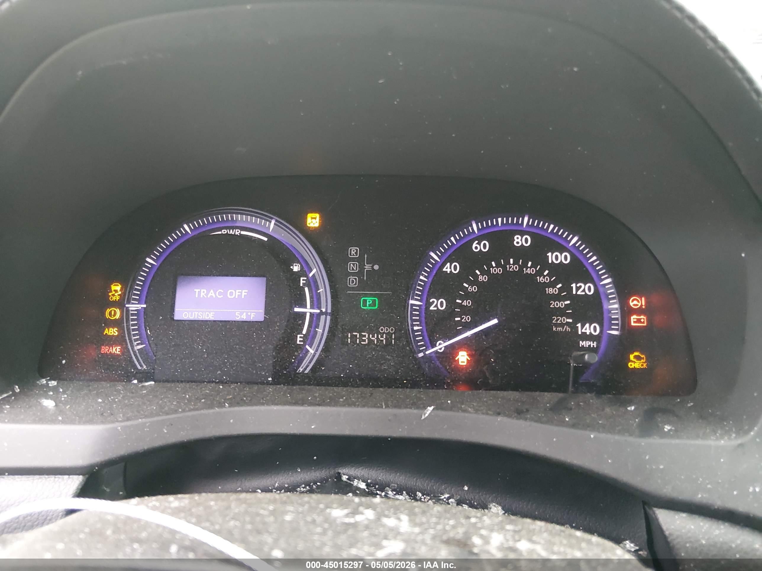 2010 Lexus Hs 250h   Blue vin: JTHBB1BA9A2034974