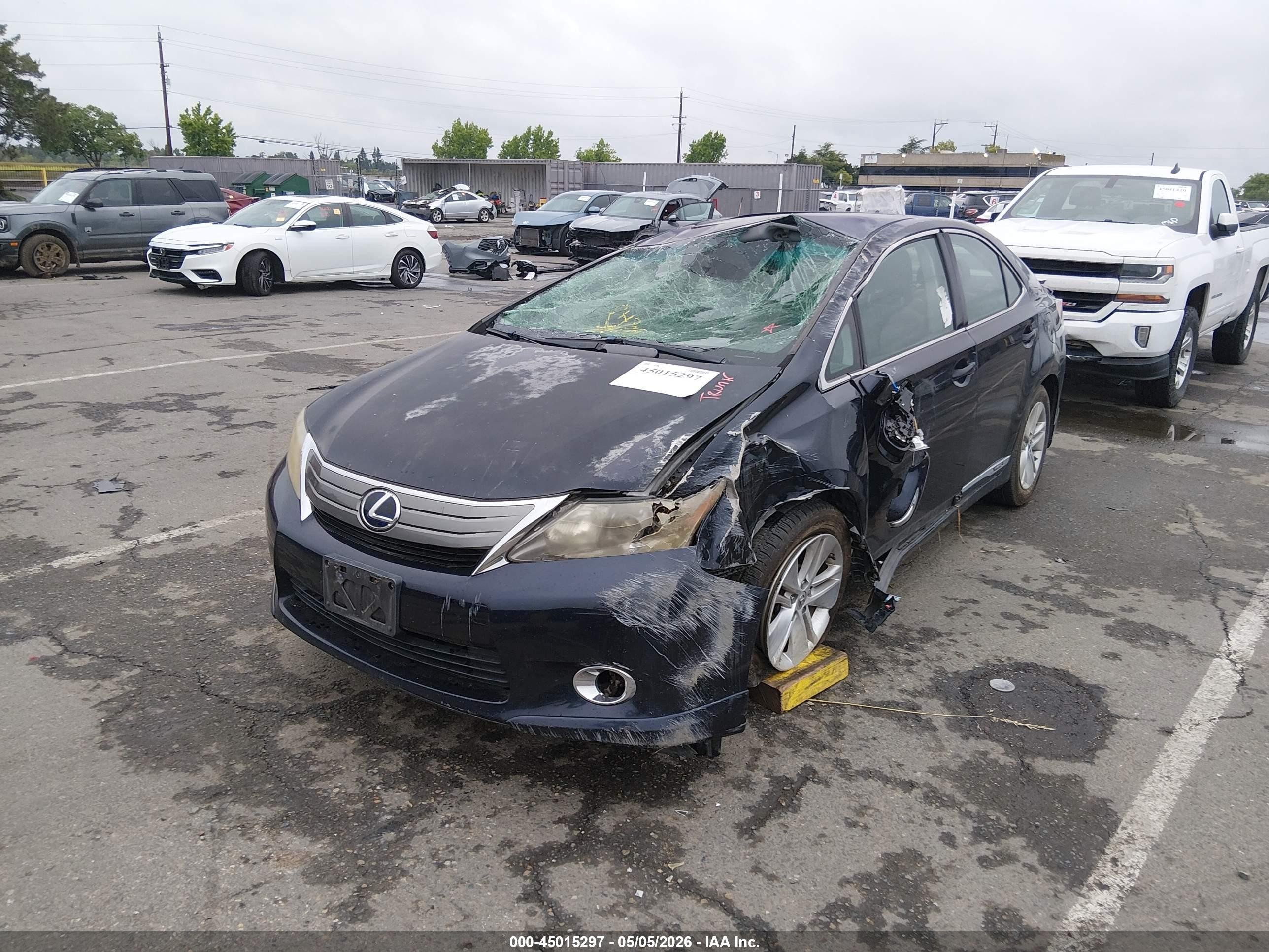 2010 Lexus Hs 250h   Blue vin: JTHBB1BA9A2034974