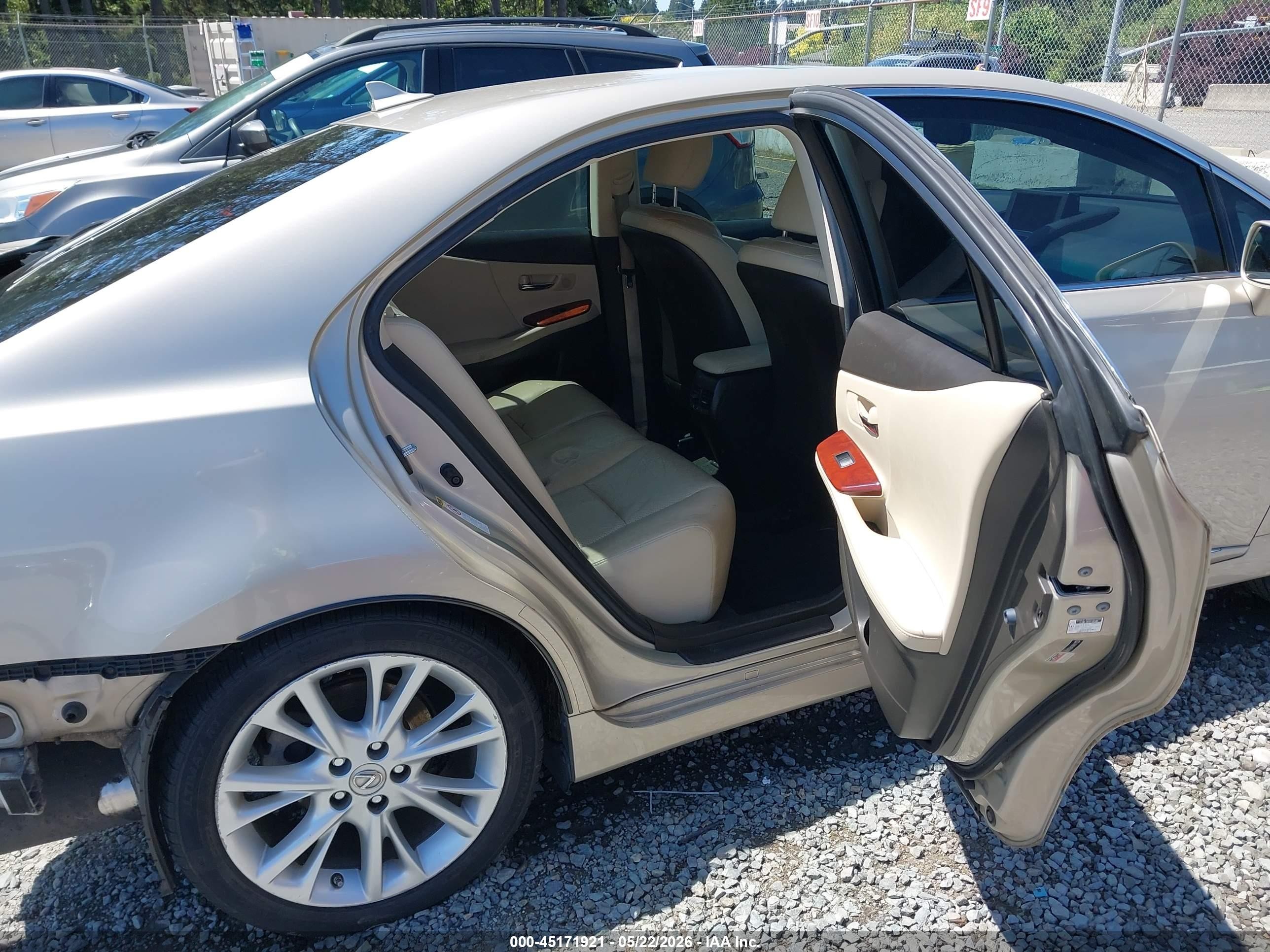 2011 Lexus Hs 250h Premium Gold vin: JTHBB1BA9B2043045