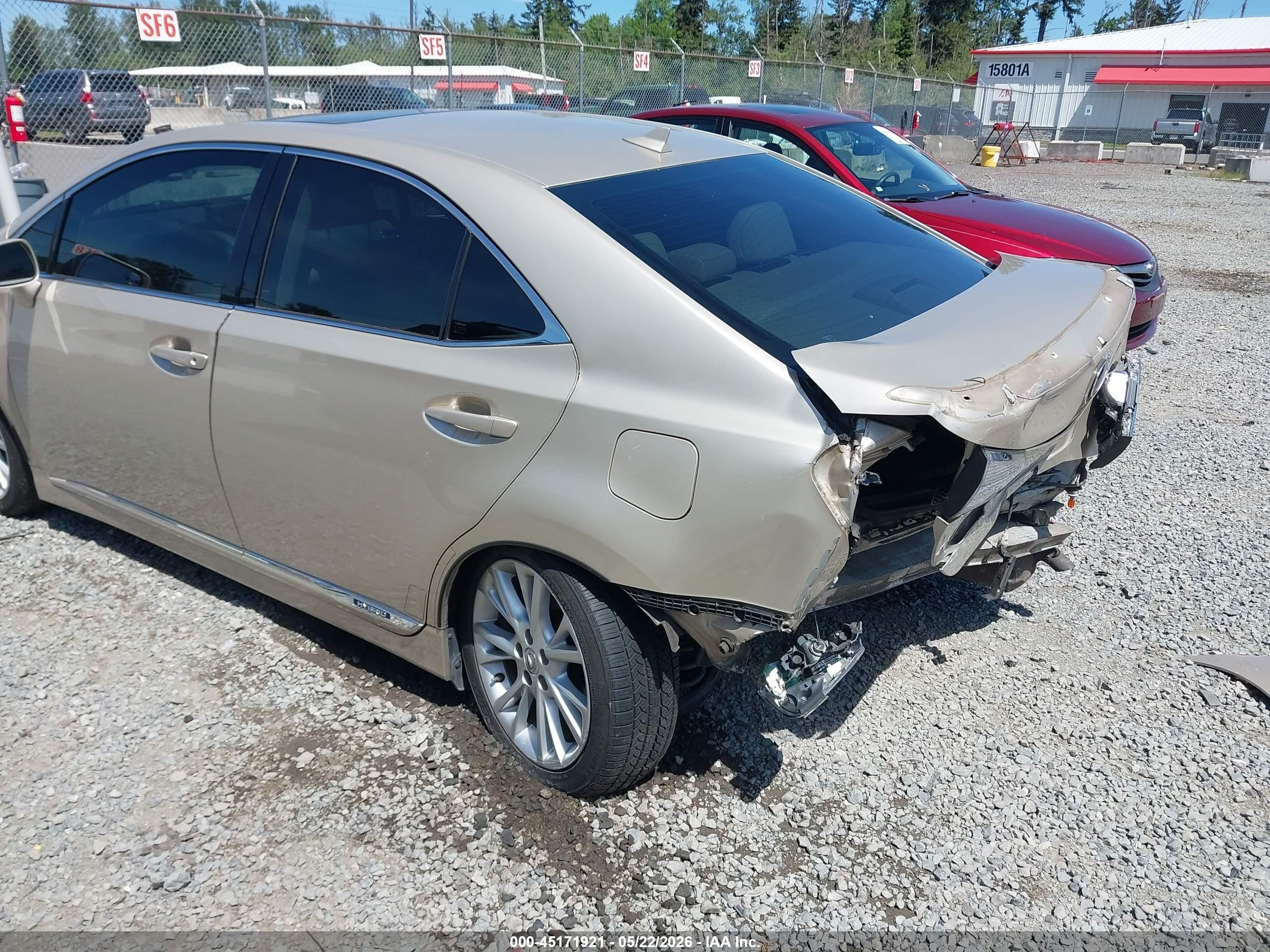 2011 Lexus Hs 250h Premium Gold vin: JTHBB1BA9B2043045