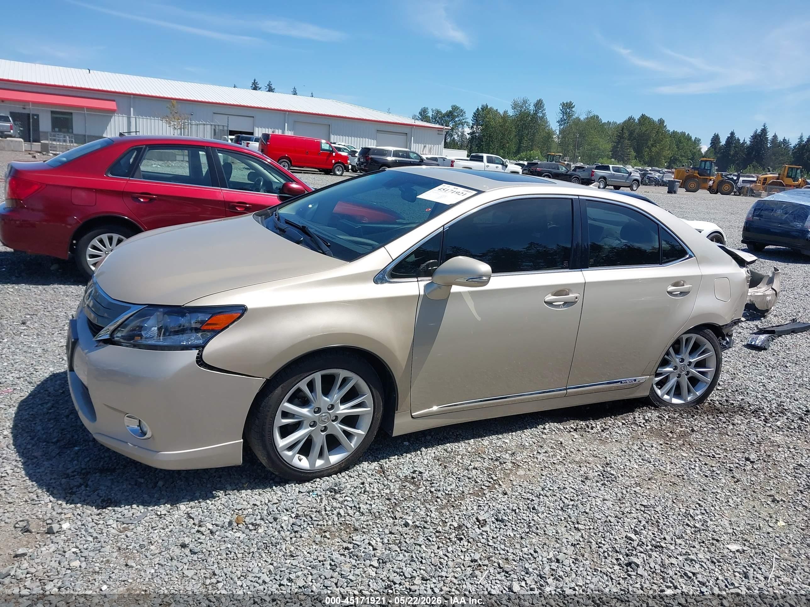 2011 Lexus Hs 250h Premium Gold vin: JTHBB1BA9B2043045