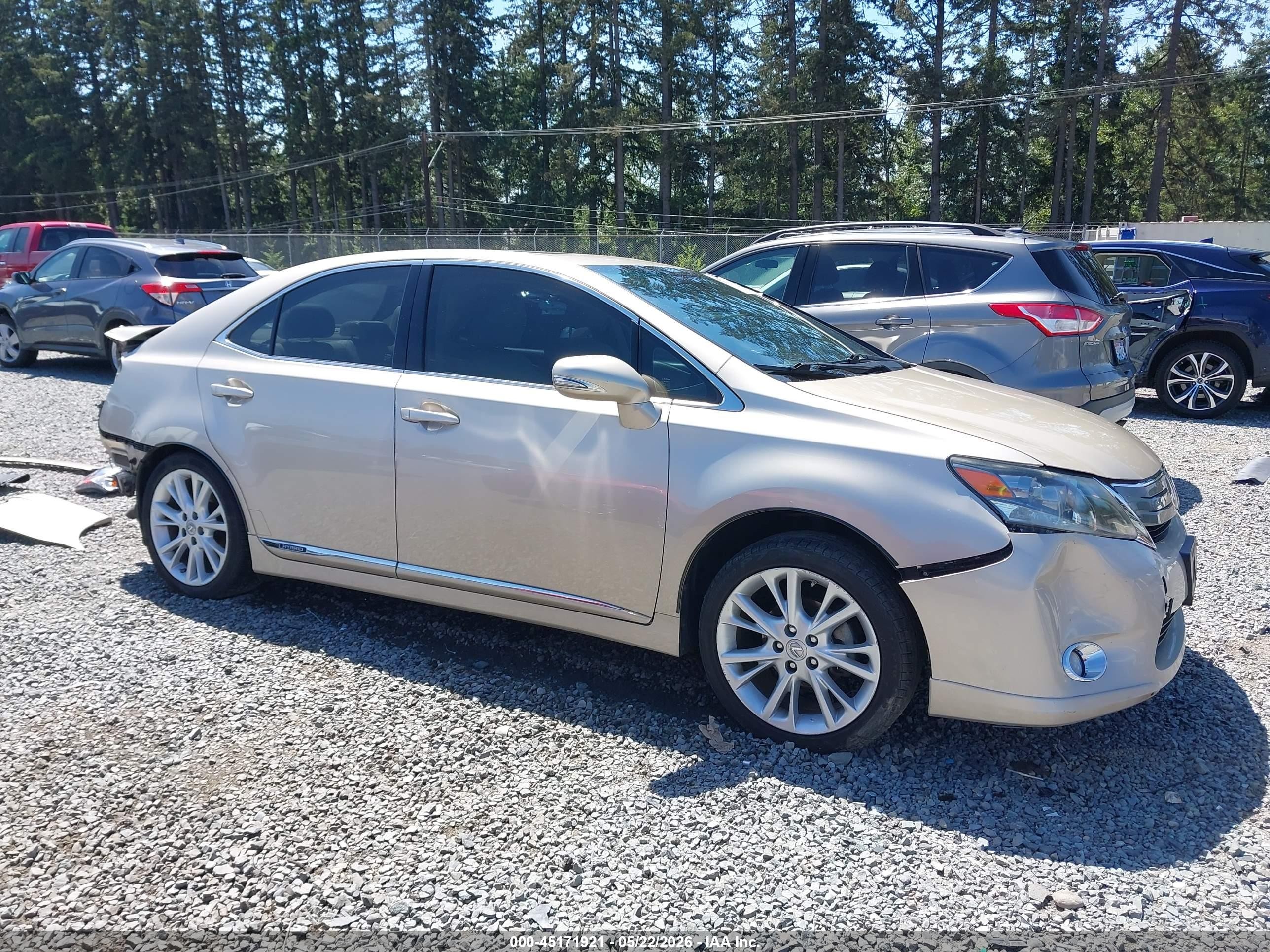 2011 Lexus Hs 250h Premium Gold vin: JTHBB1BA9B2043045