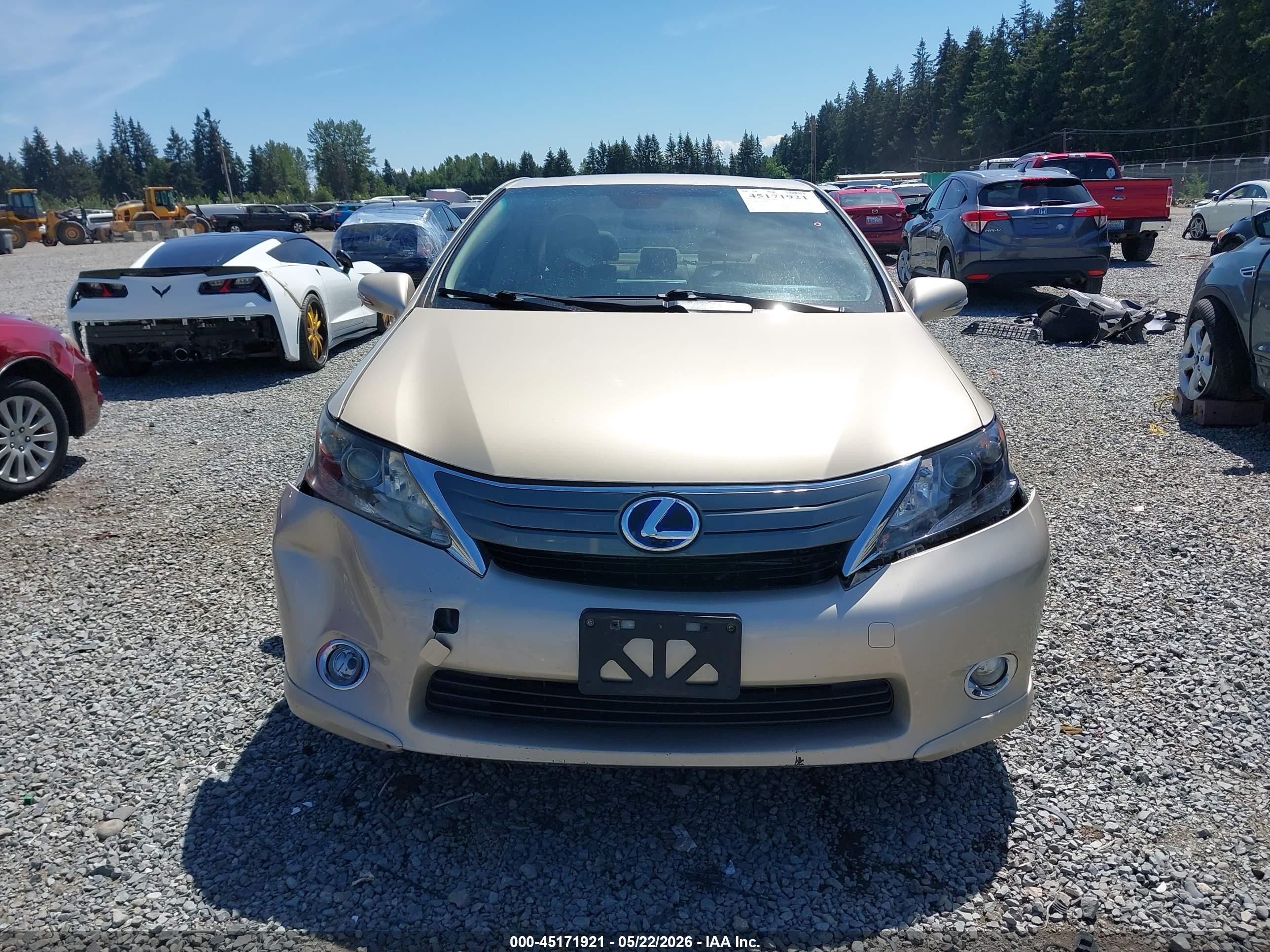 2011 Lexus Hs 250h Premium Gold vin: JTHBB1BA9B2043045