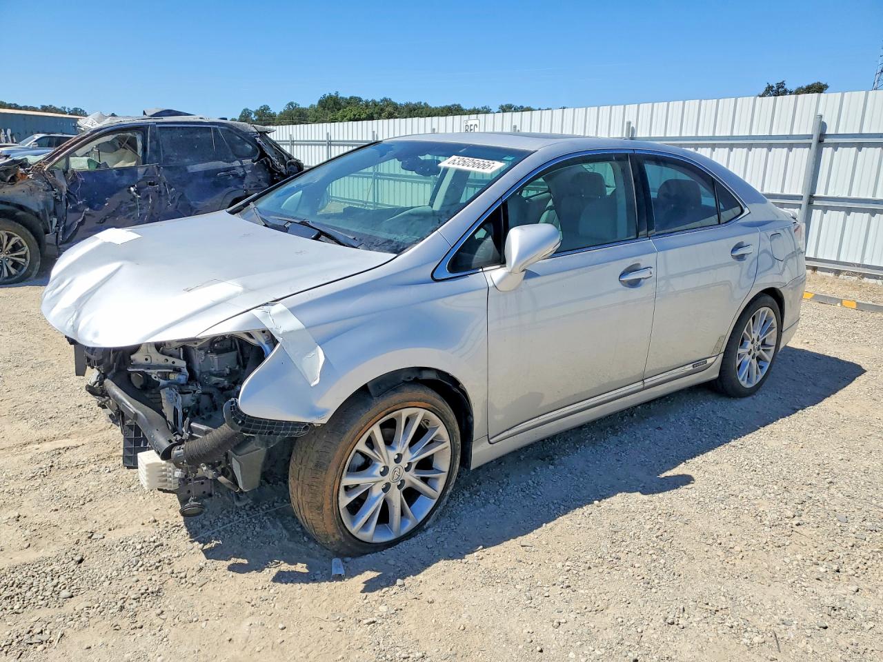 2011 Lexus Hs 250h Base Silver vin: JTHBB1BA9B2047578