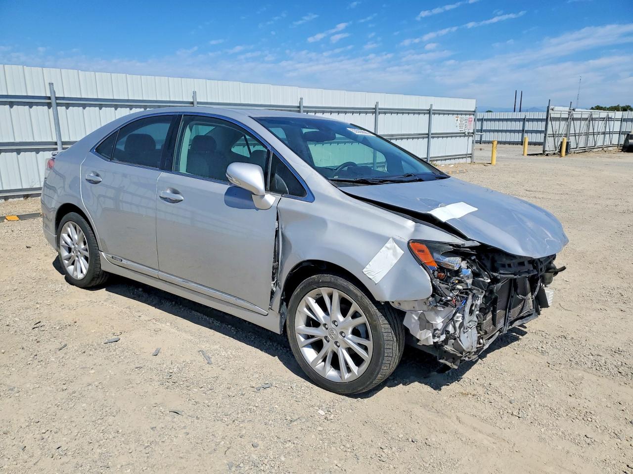 2011 Lexus Hs 250h Base Silver vin: JTHBB1BA9B2047578
