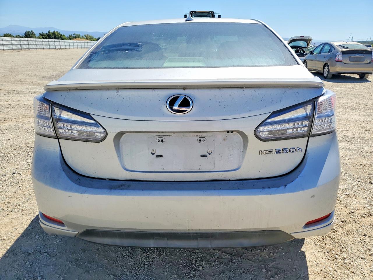 2011 Lexus Hs 250h Base Silver vin: JTHBB1BA9B2047578
