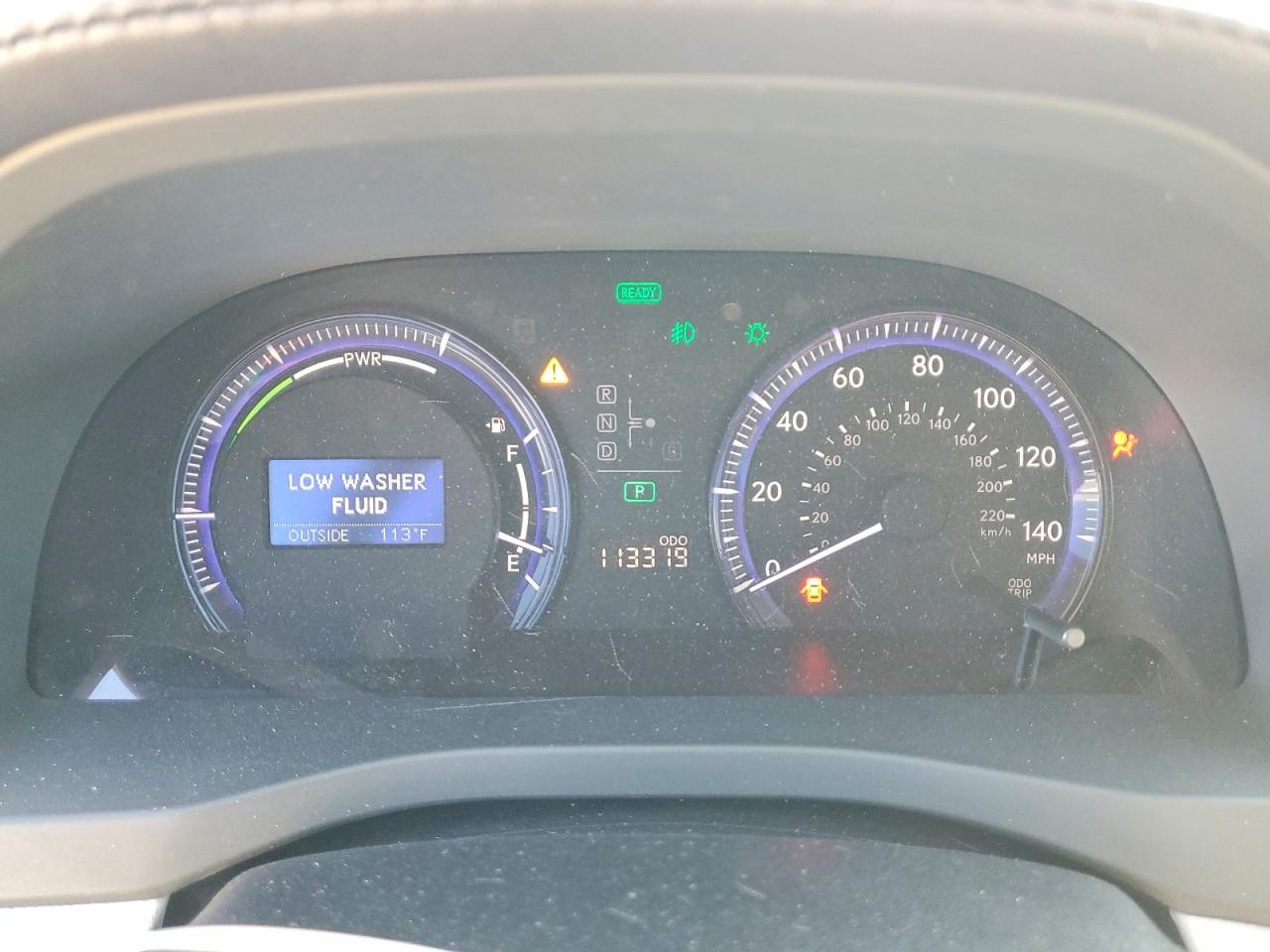 2011 Lexus Hs 250h Base Silver vin: JTHBB1BA9B2047578